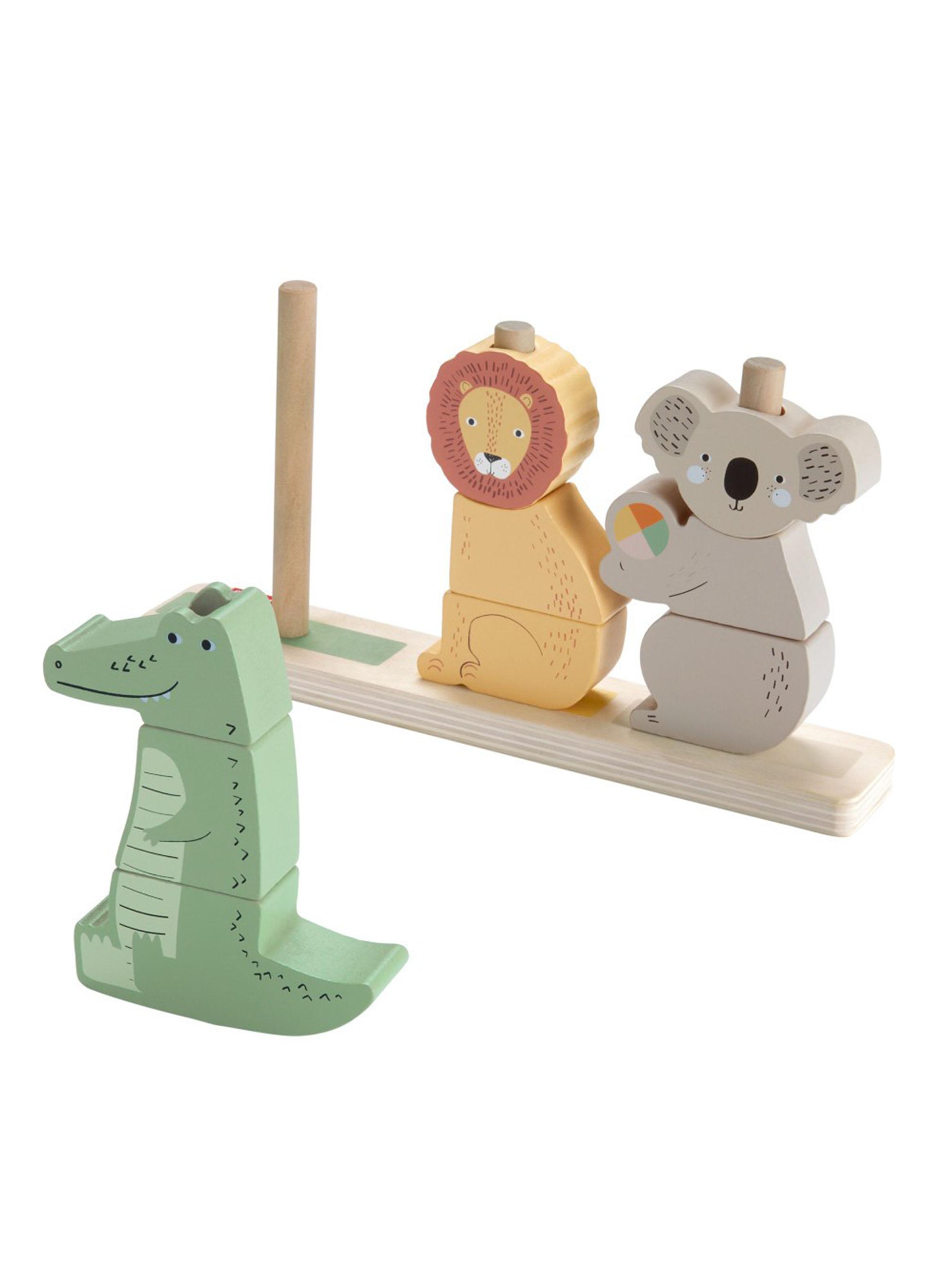 Animalitos Apilables de Madera-3
