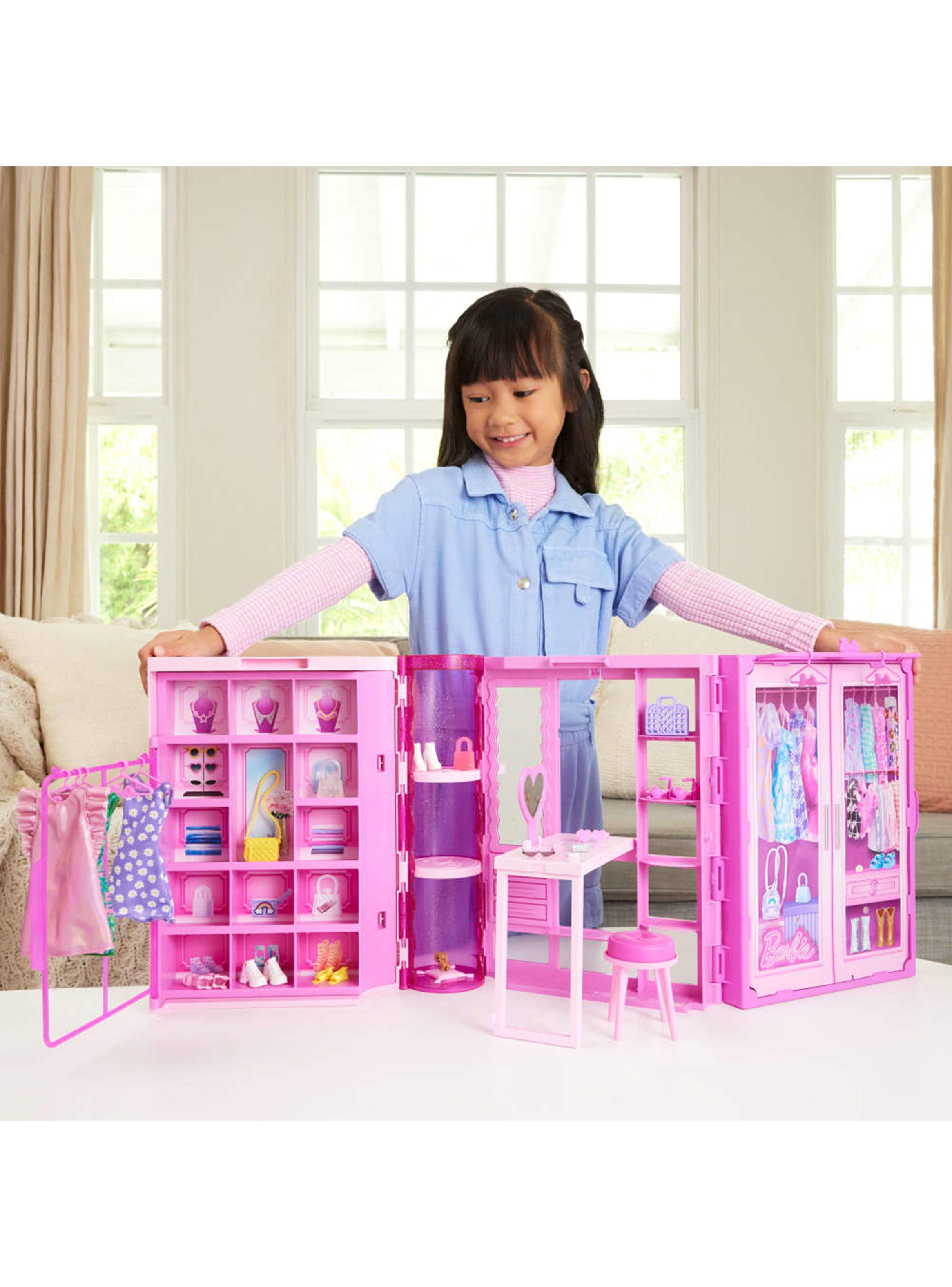 Set Clóset de Ensueño con Accesorios y Muñeca Barbie-4