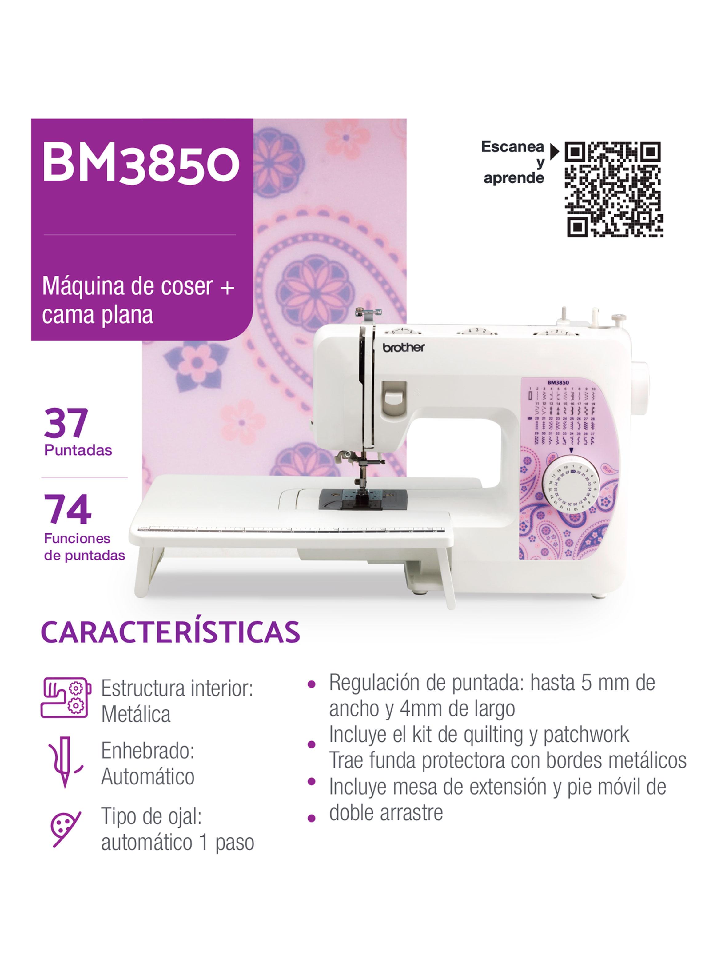 Máquina de Coser con Cama Plana BM3850-8