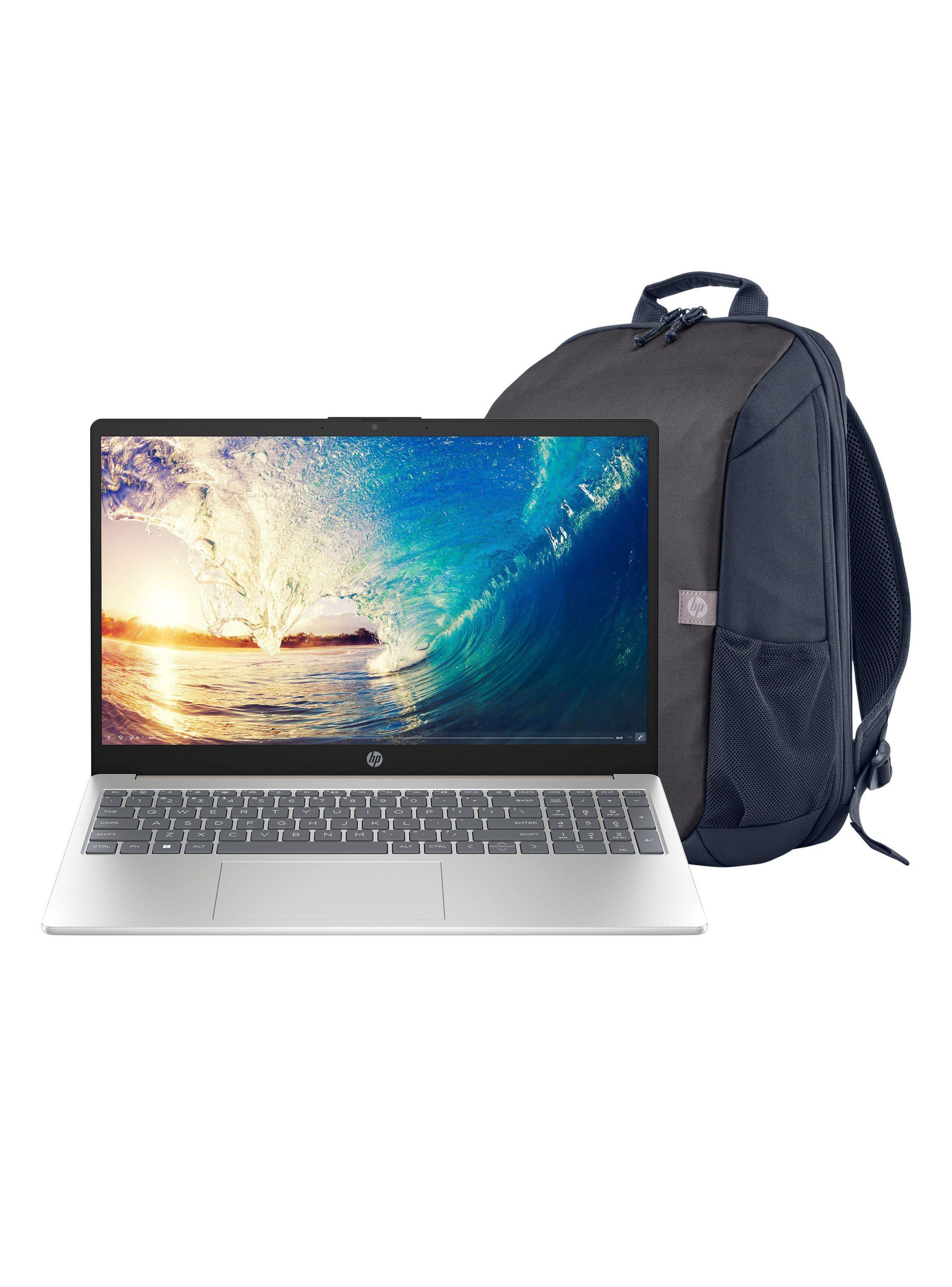 Notebook HP 15-fd0009la Intel Core i3 8GB RAM 256GB SSD 15.6" FHD Windows 11 Home + Mochila HP Travel-0