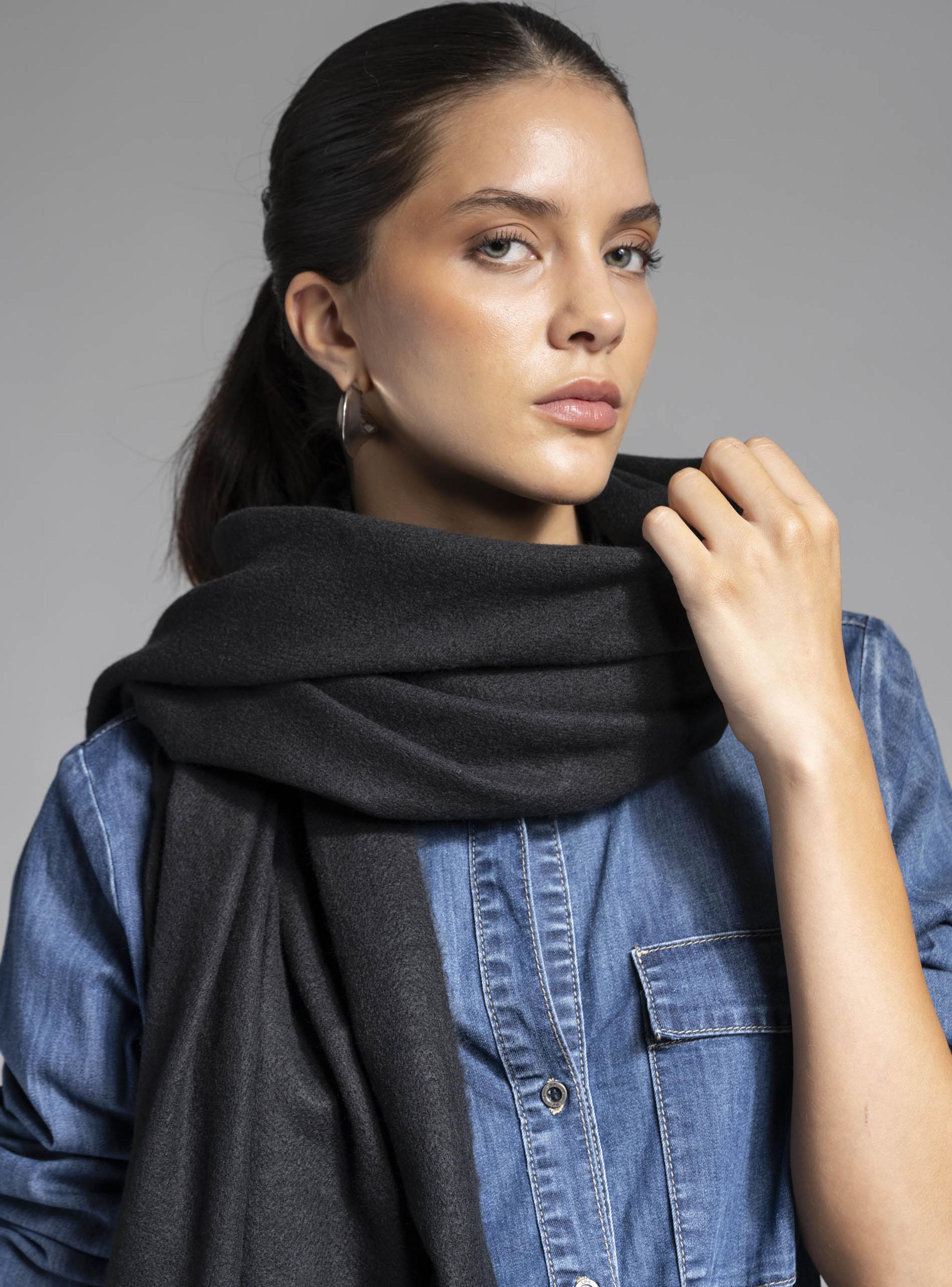 Bufanda Tejida Suave Básico-2