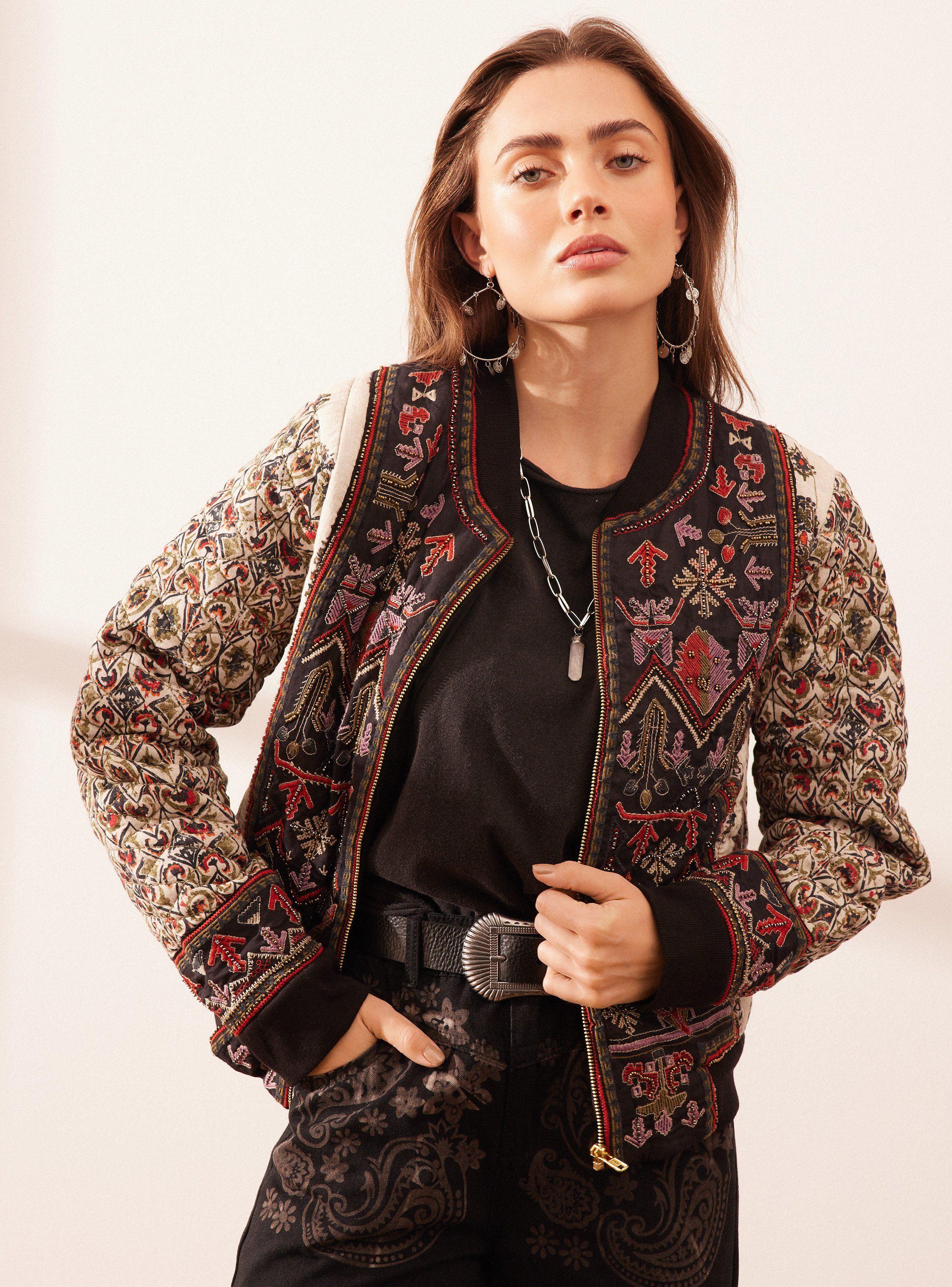 Chaqueta Bordados y Estampado-0