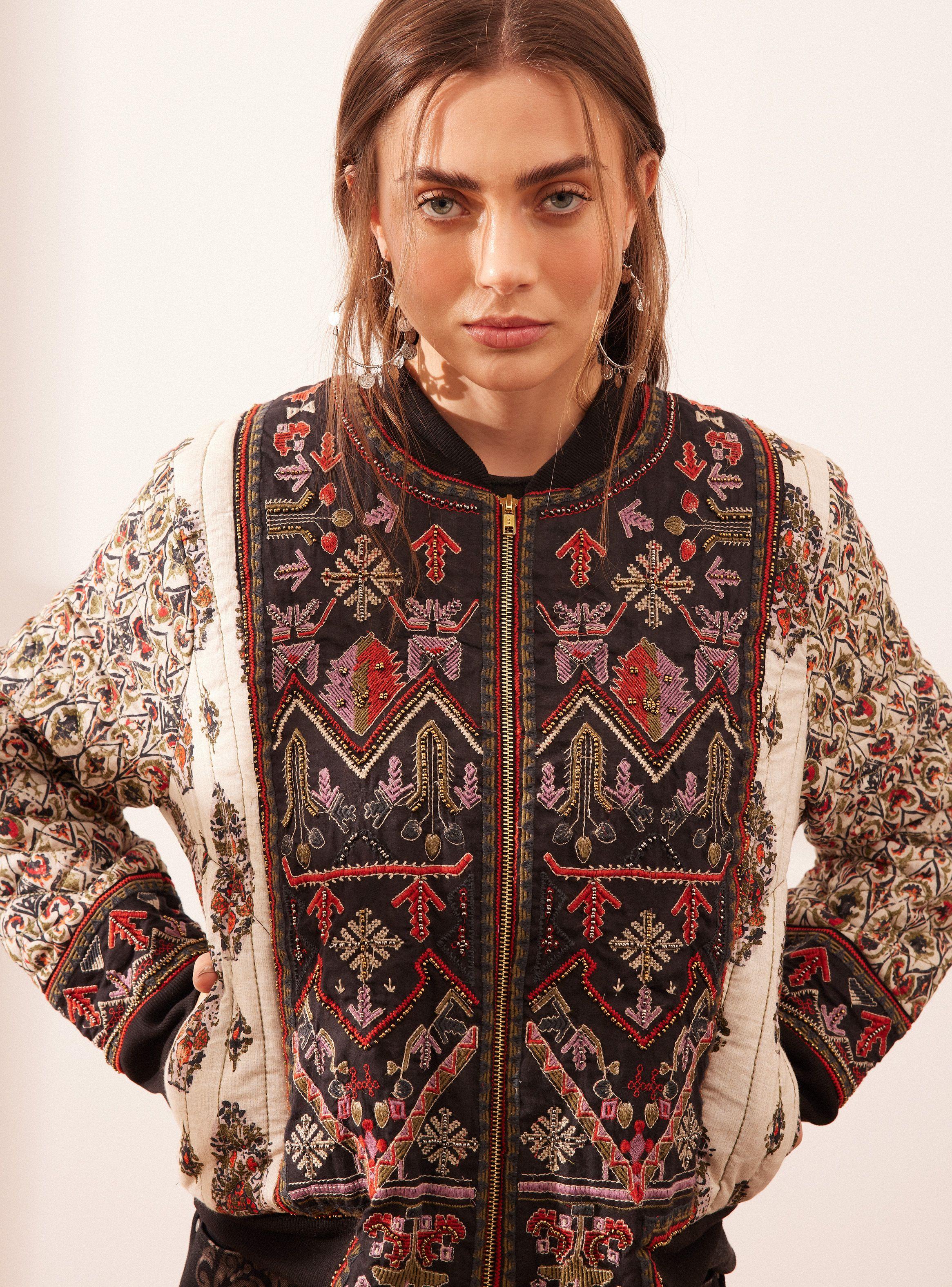 Chaqueta Bordados y Estampado-2