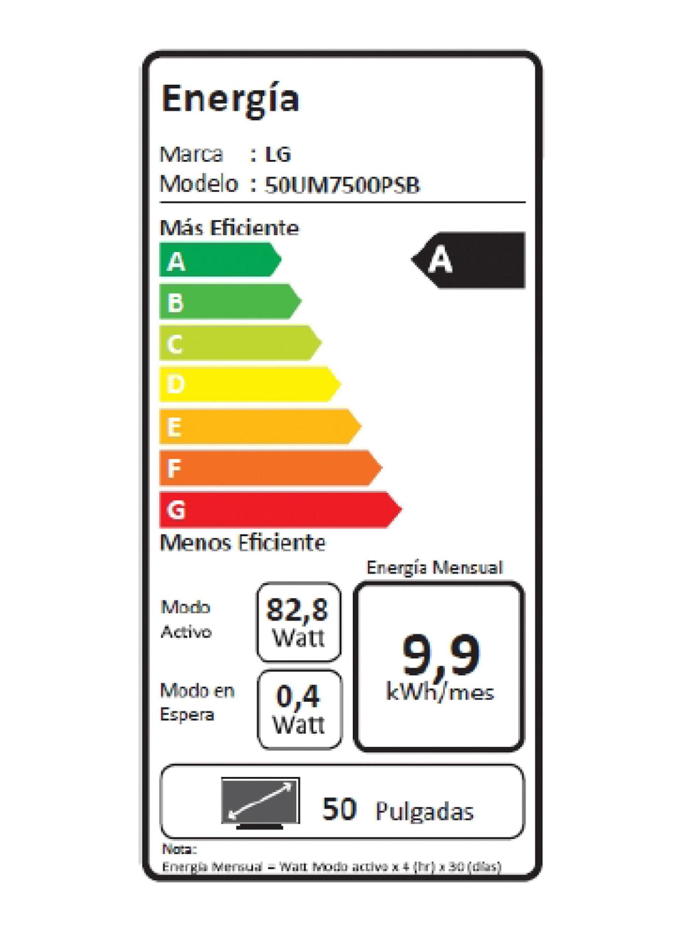 LED Smart TV 50" UHD 4K 50UM7500-6