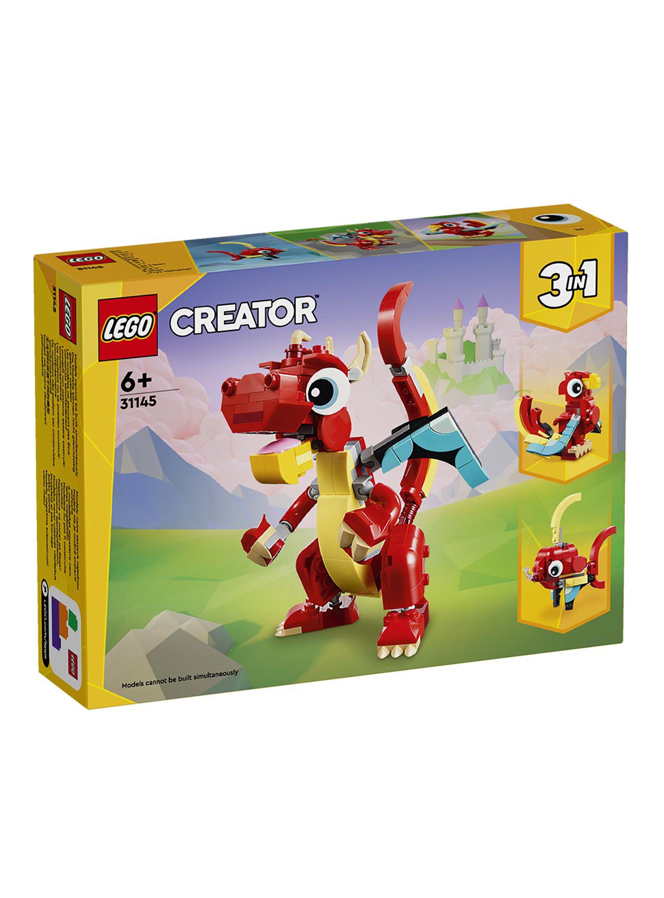 Juguete Armable Creator Dragón Rojo-0