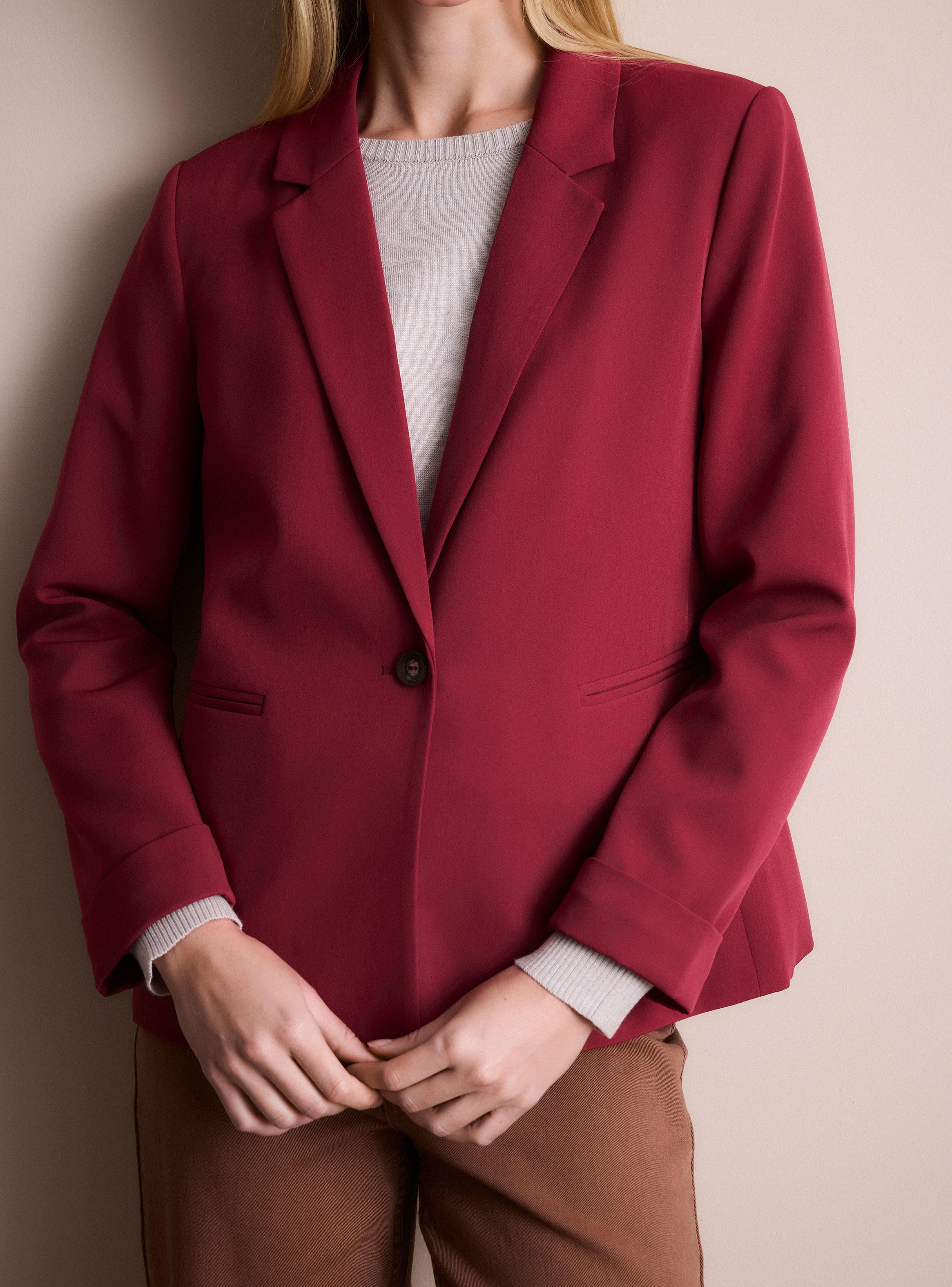 Blazer Básico Abierto con Botón-2