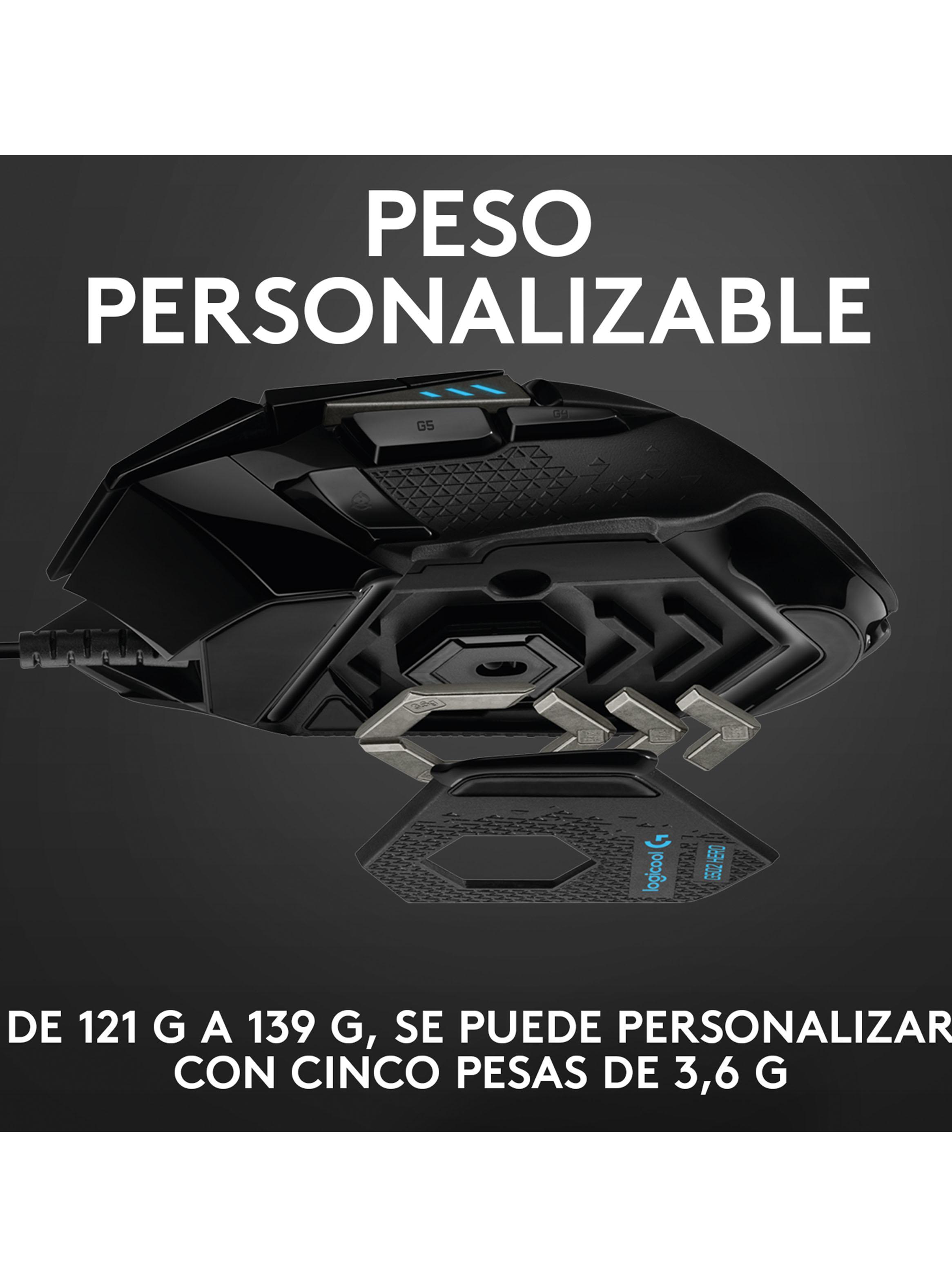 Mouse Gamer Alámbrico G502 Hero Negro-3
