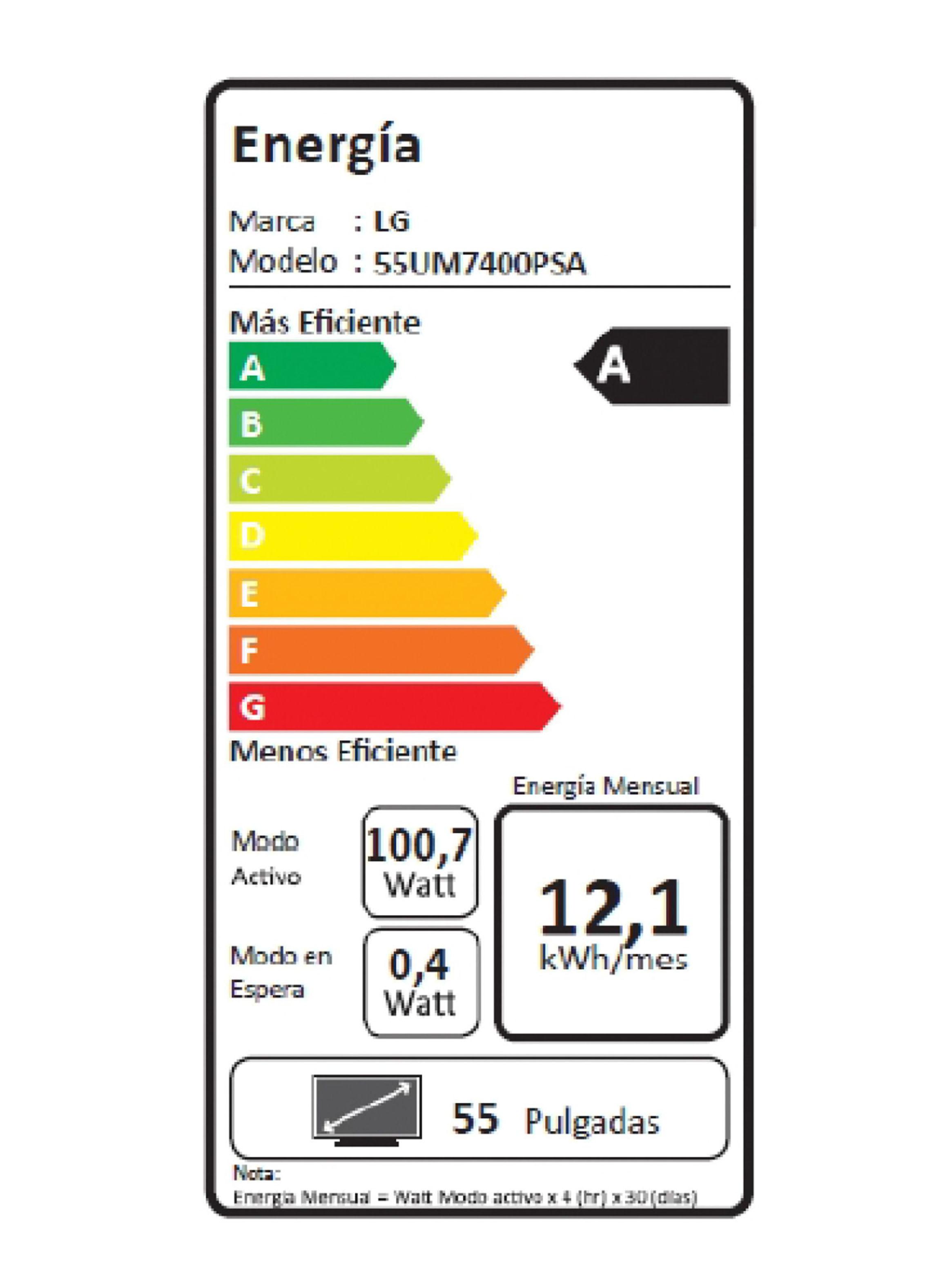 LED Smart TV LG 55" UHD 4K 55UM7400-6