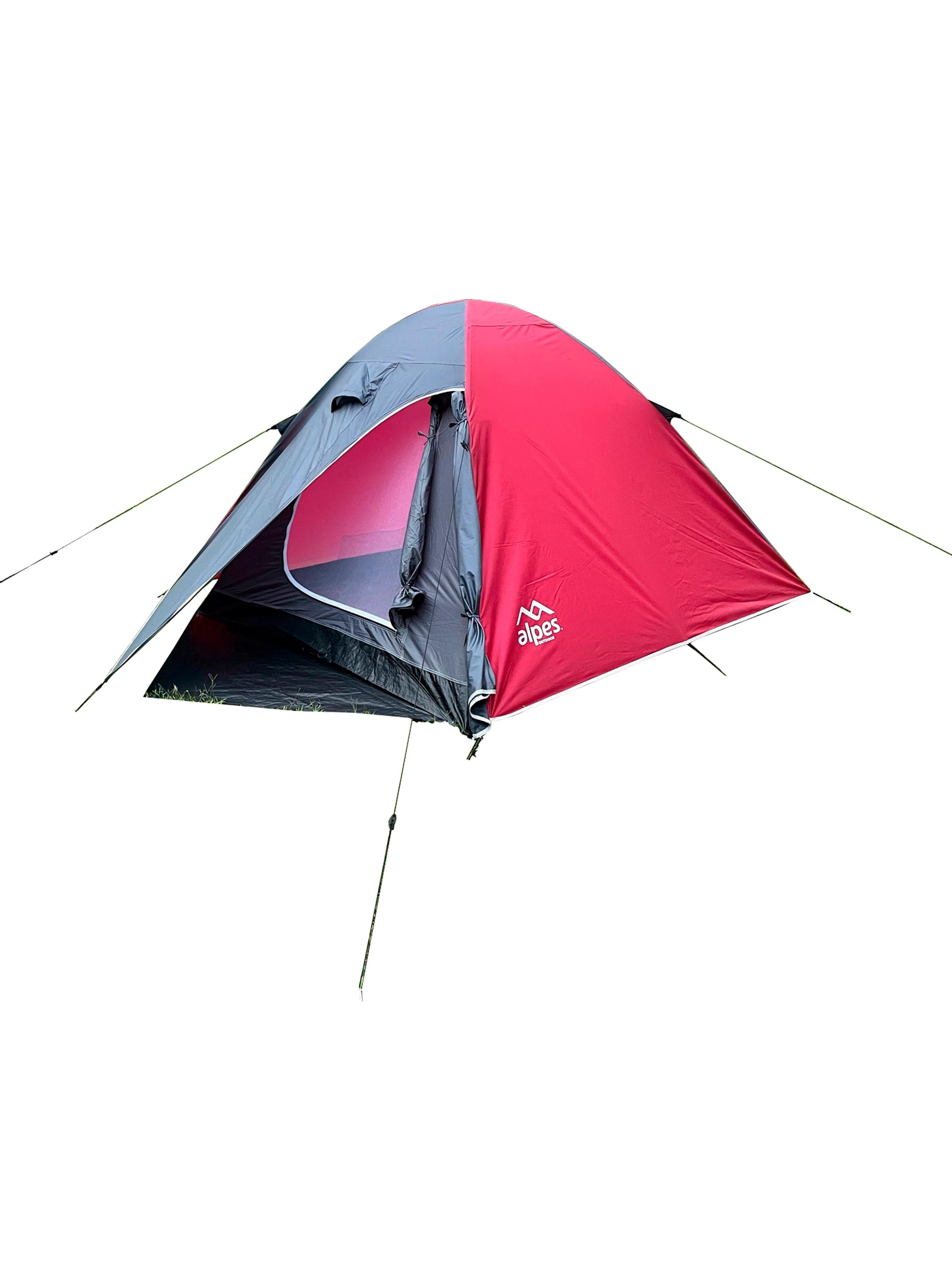 Carpa 4P Corralco Rojo-5