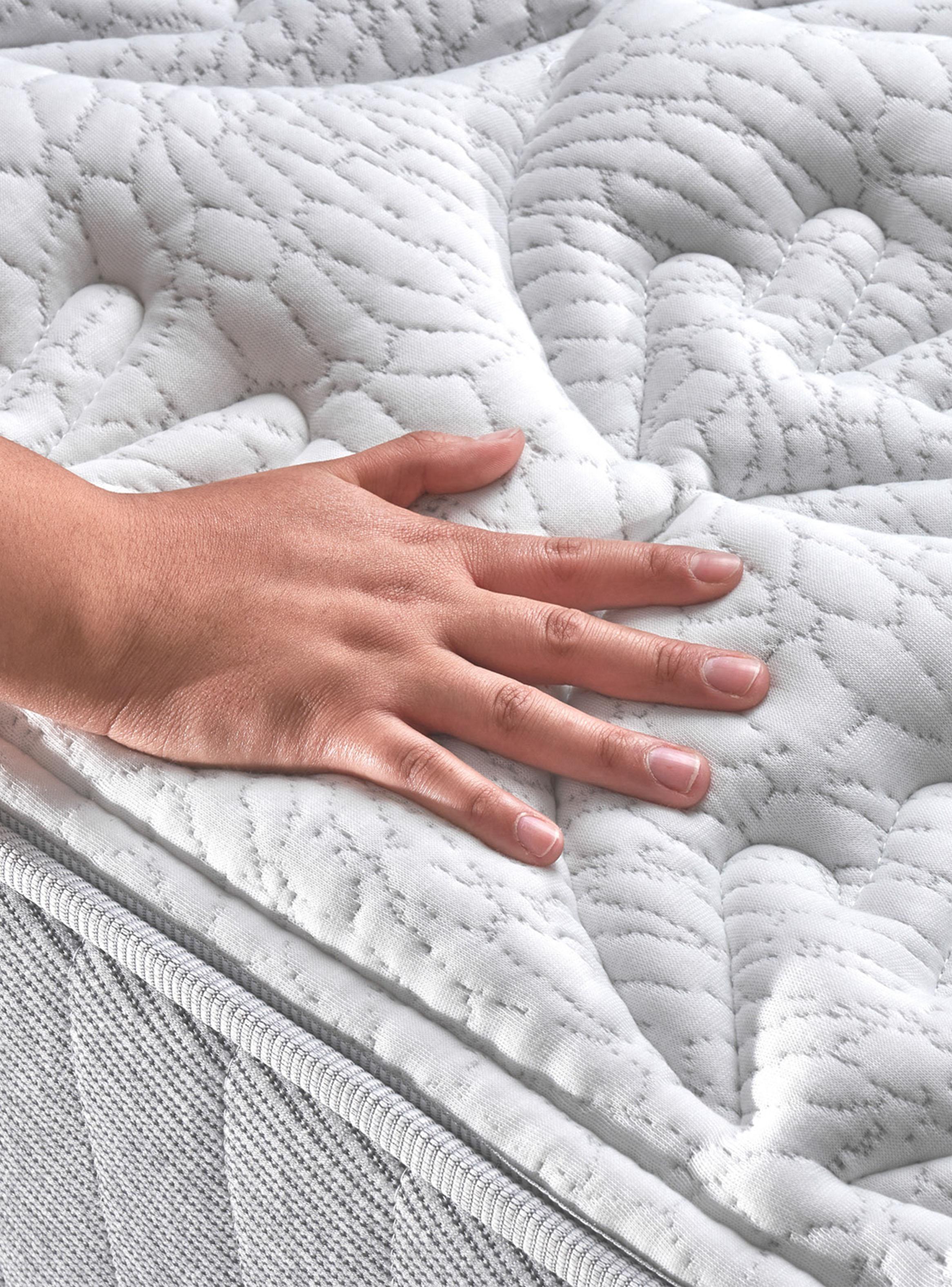 Cama Europea Hybrid Wool 2 Plazas Base Dividida + Almohadas Microfibra 50x70 cm-5