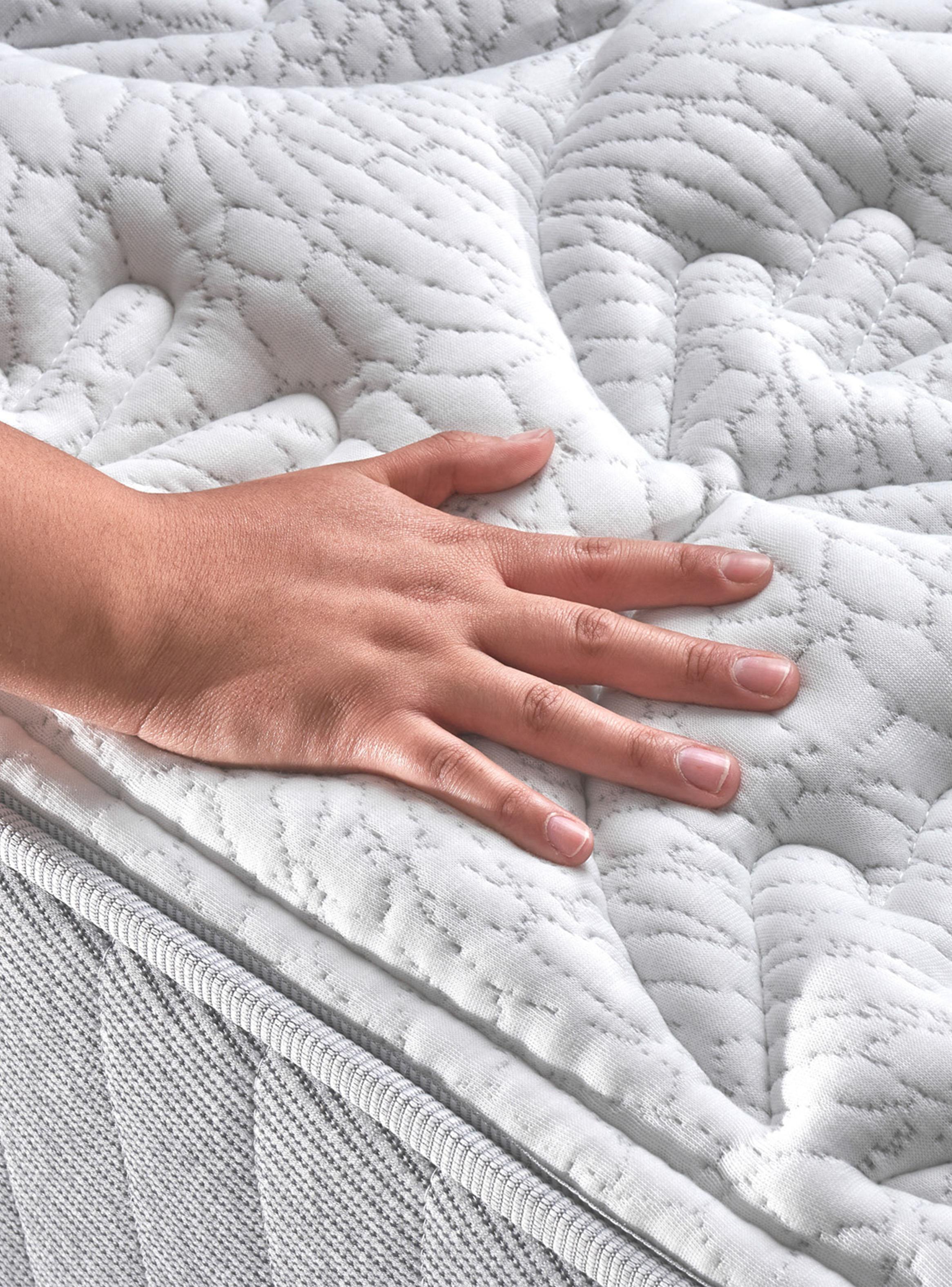 Cama Europea Hybrid Wool Súper King Base Dividida + Almohadas Microfibra 50x90 cm-5