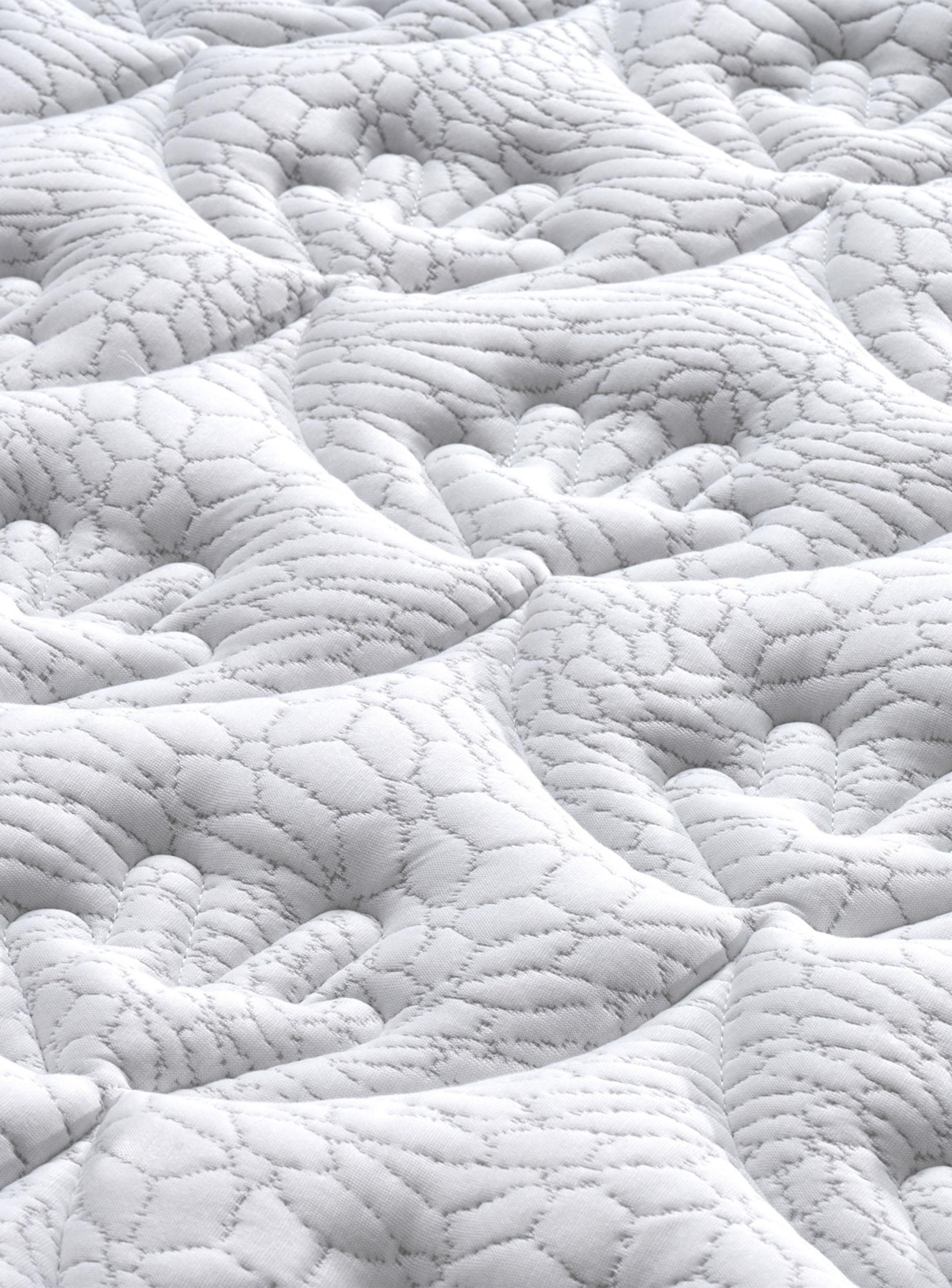 Cama Europea Hybrid Wool Súper King Base Dividida + Almohadas Microfibra 50x90 cm-7