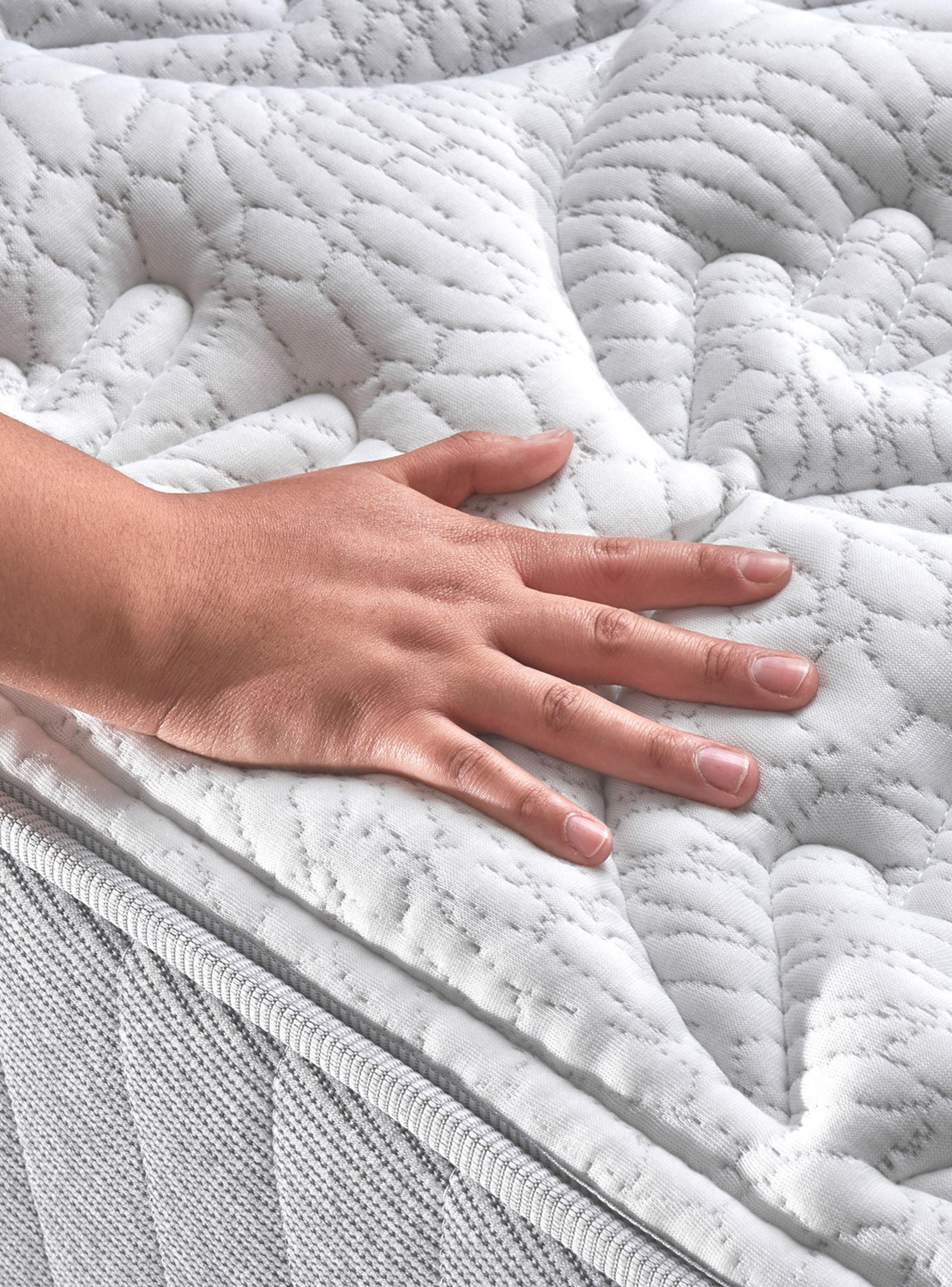 Cama Europea Hybrid Cotton 2 Plazas Base Dividida + Almohadas Microfibra 50x70 cm-6