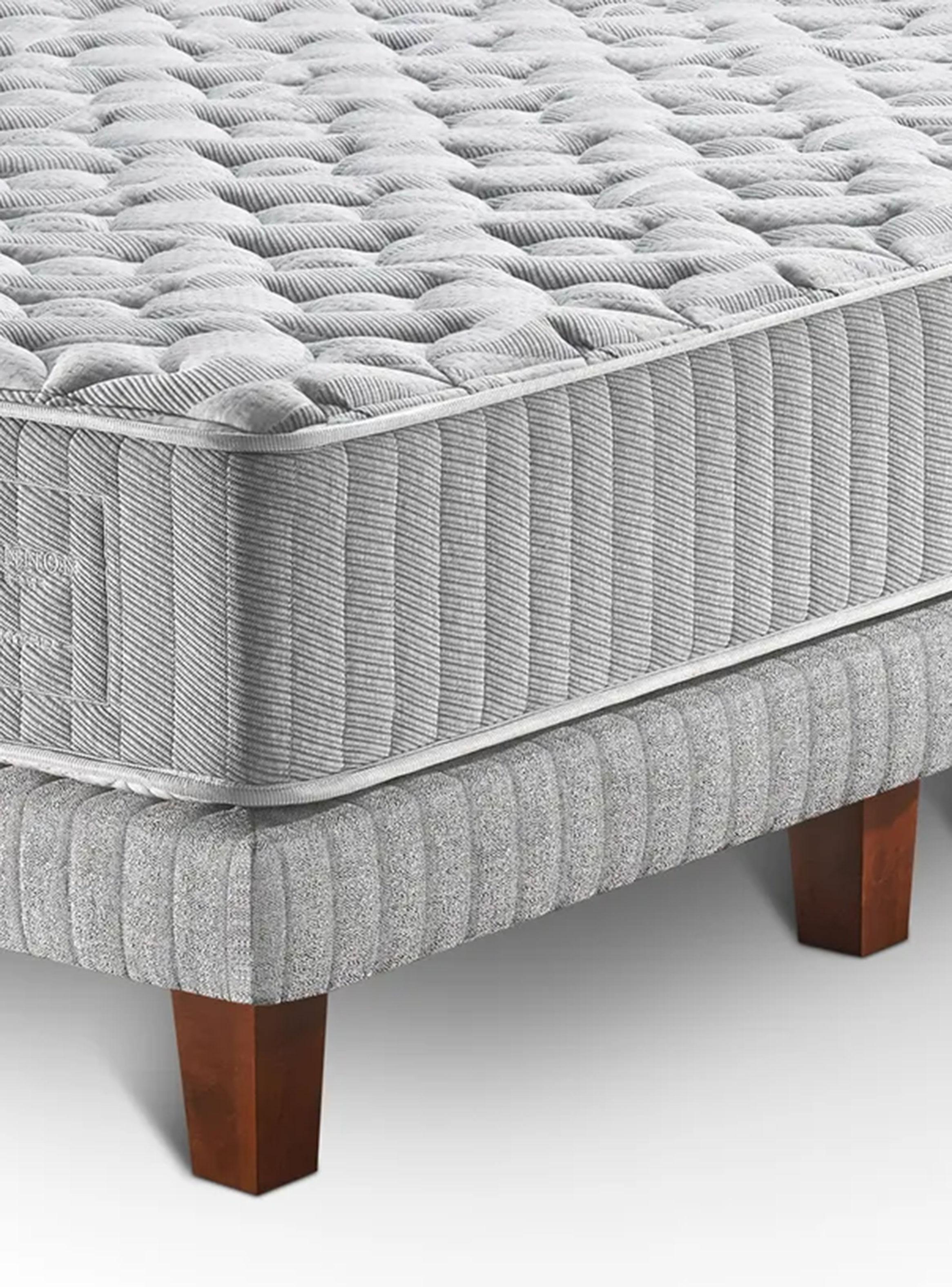 Cama Europea Hybrid Wool King Base Dividida + Topper-2