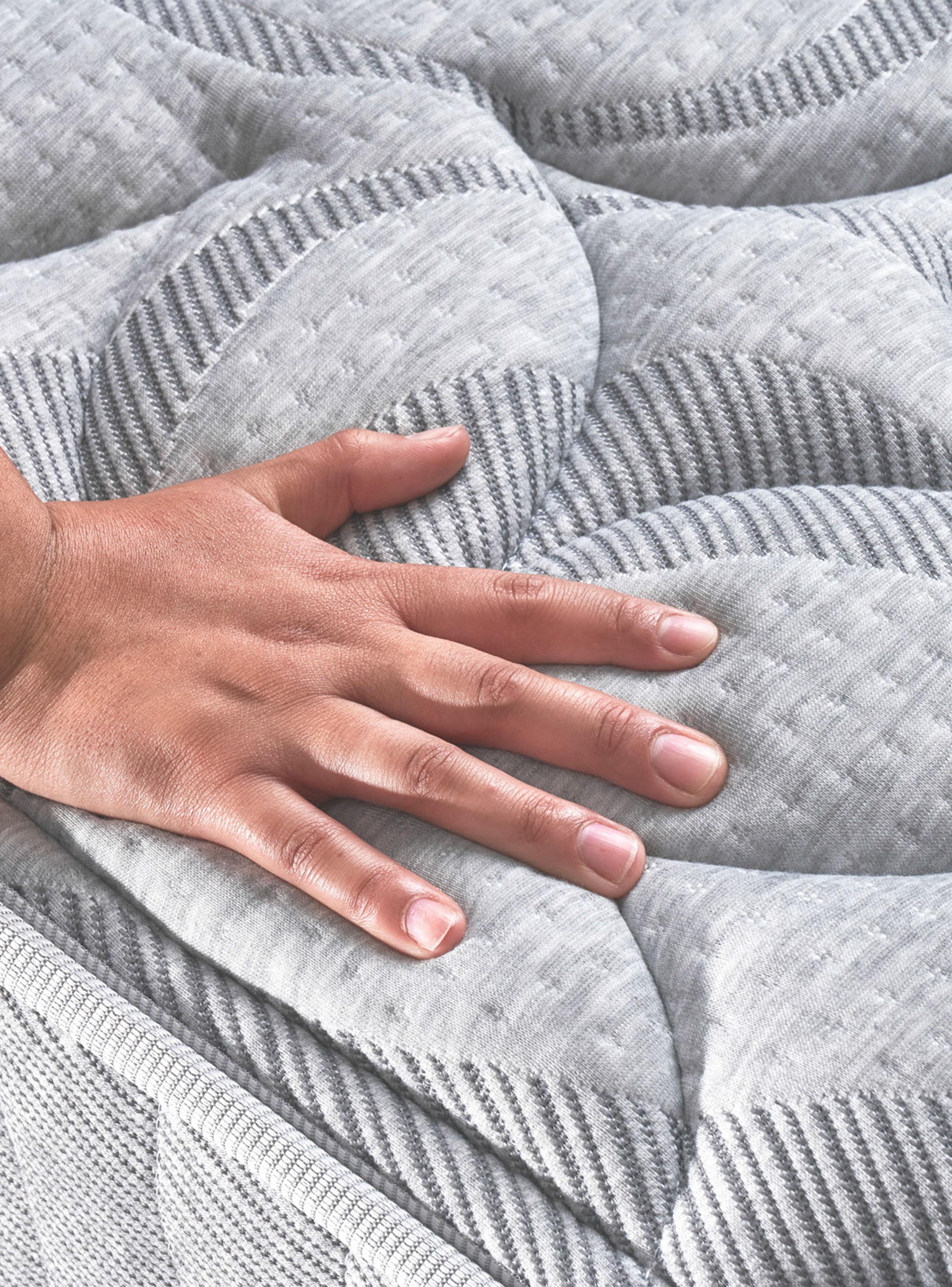 Cama Europea Hybrid Wool 2 Plazas Base Dividida + Topper + Almohada Down Alternative-3