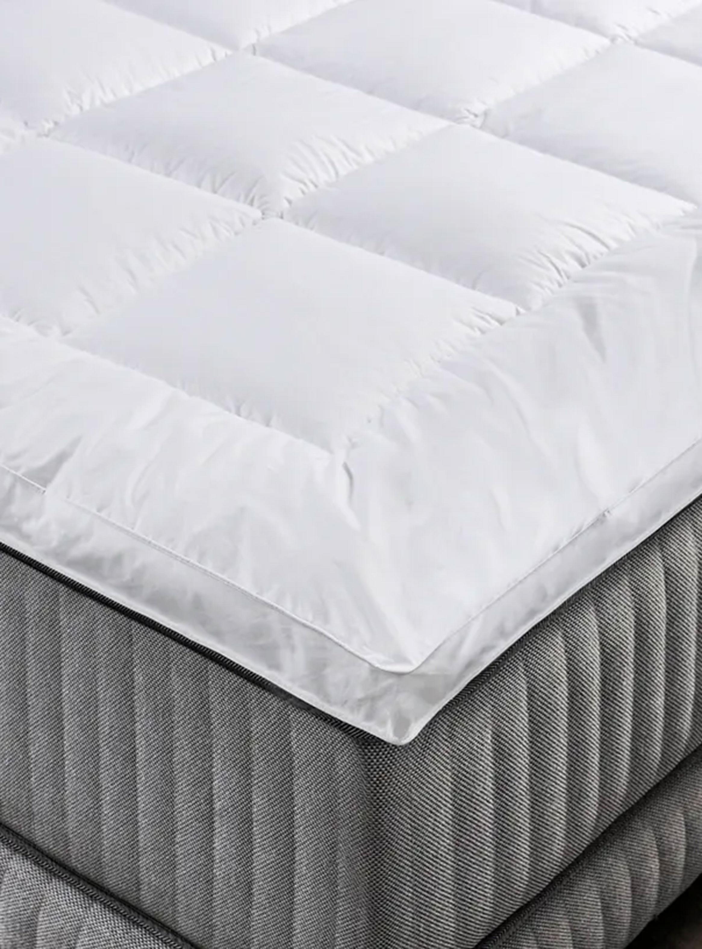 Cama Europea Hybrid Wool King Base Dividida + Almohadas + Topper-3