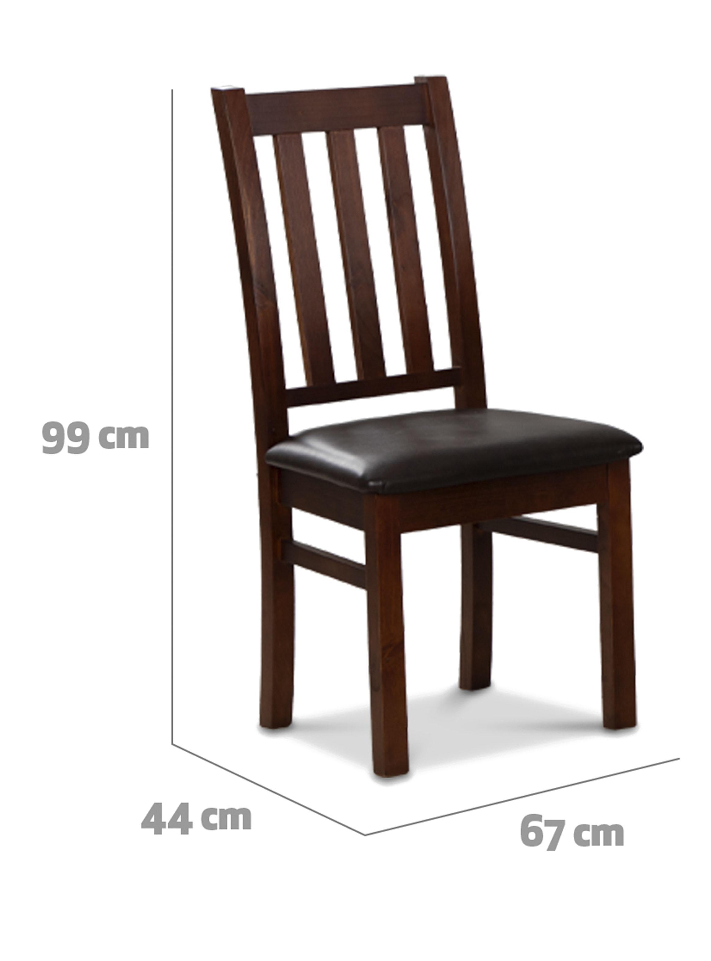 Juego de Comedor Ñuble 8 Sillas PU Caramelo-2