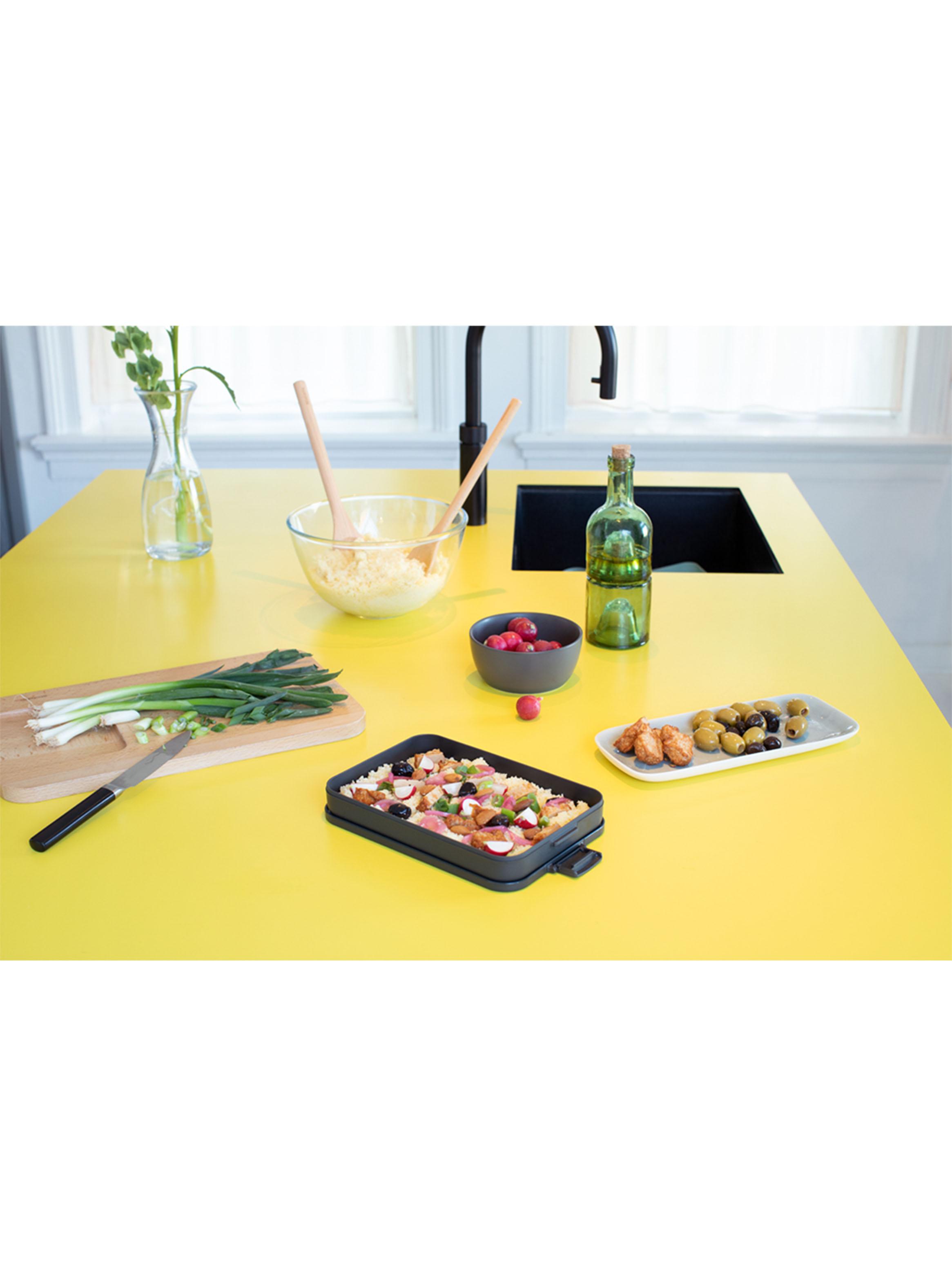 Contenedor Make & Take Plano Dark Grey 1.1 Litros-3