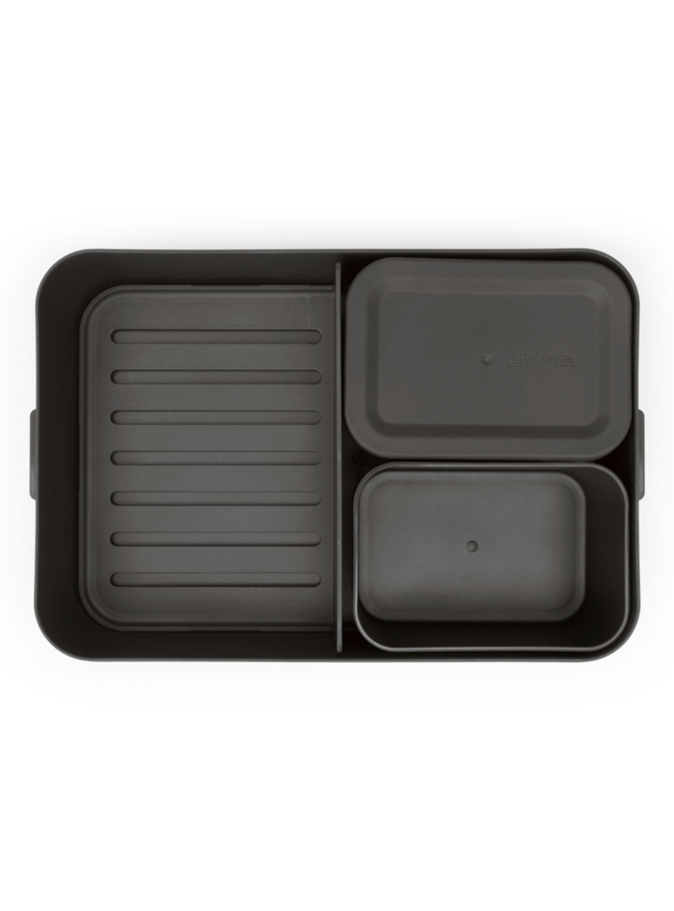 Contenedor para Almuerzo Make & Take Bento Grande Negro-1