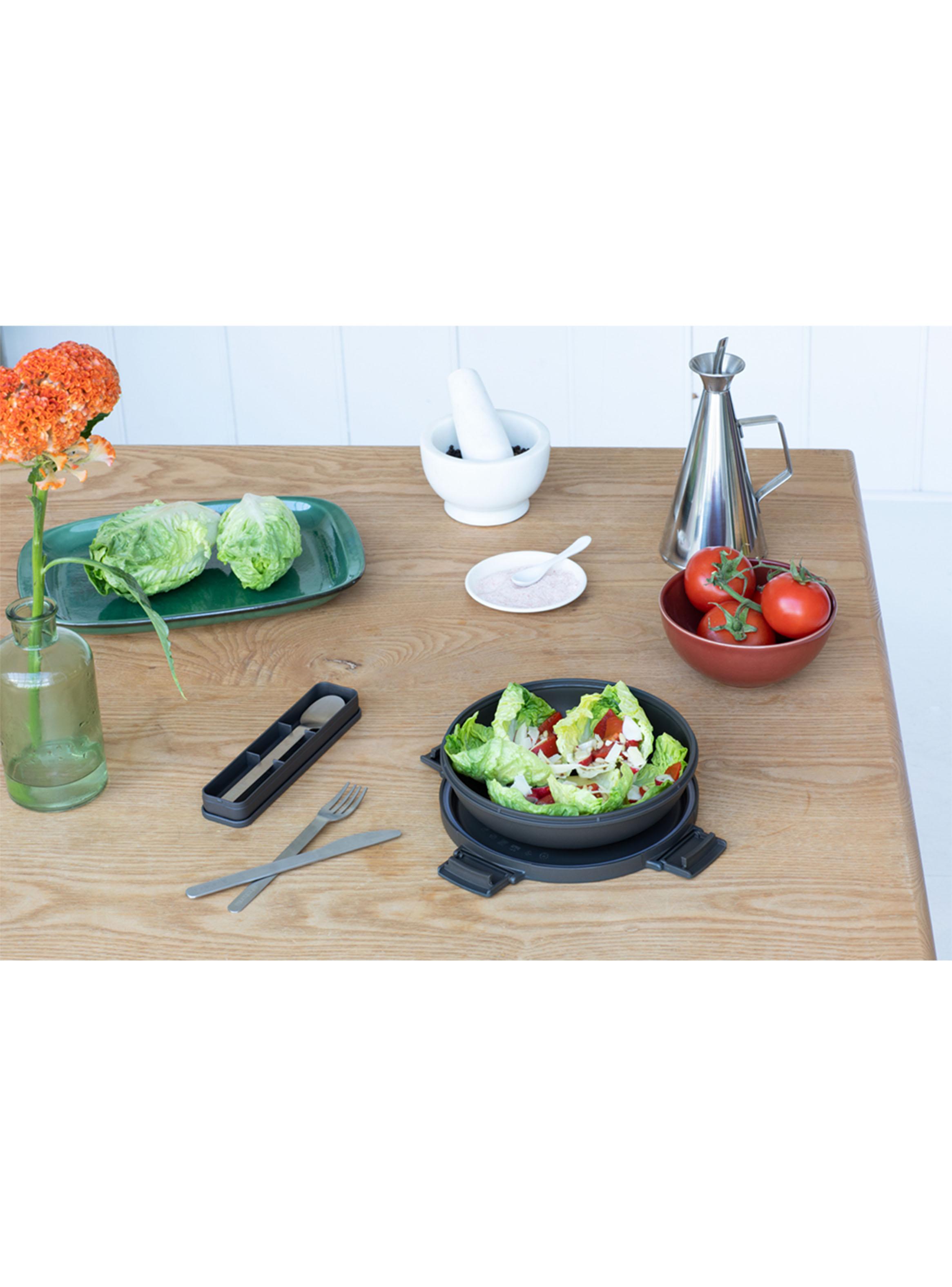 Bowl para Almuerzo Make & Take 1 Litro Dark Grey-3