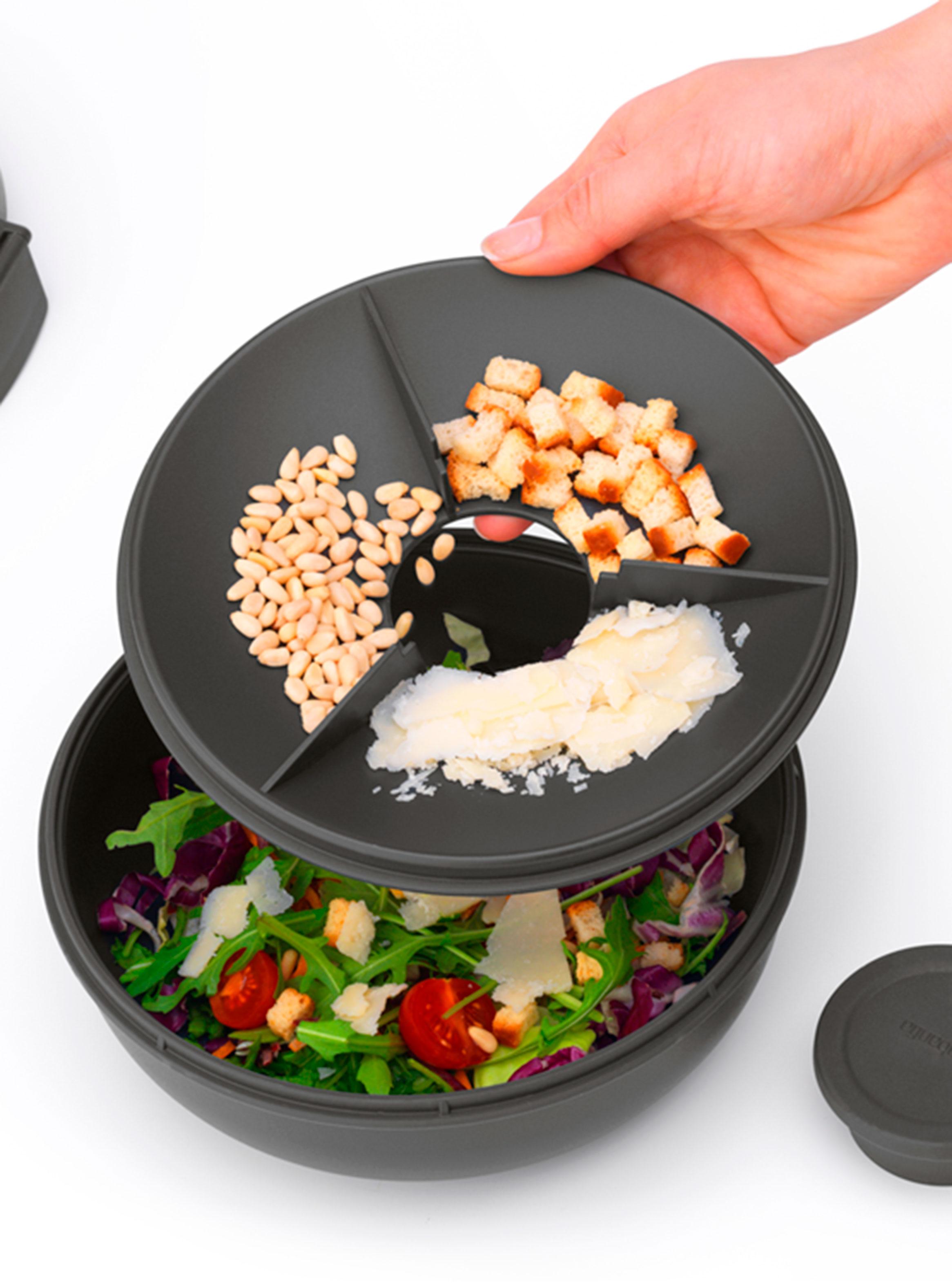 Bowl para Ensalada Make & Take 1.3 Litros Plástico-3