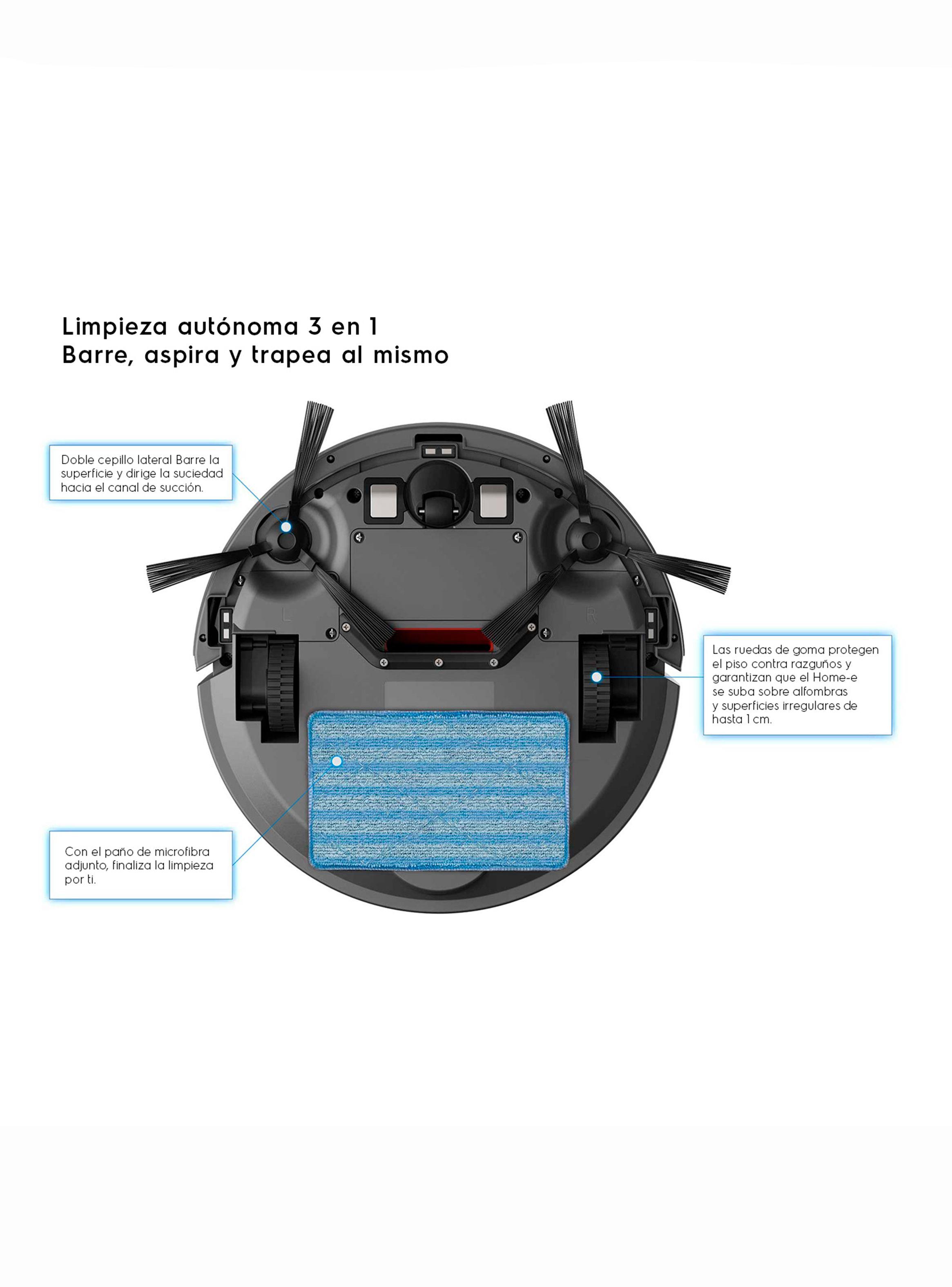 Aspiradora Robot ePower 3 en 1 ERB30 Gris-4
