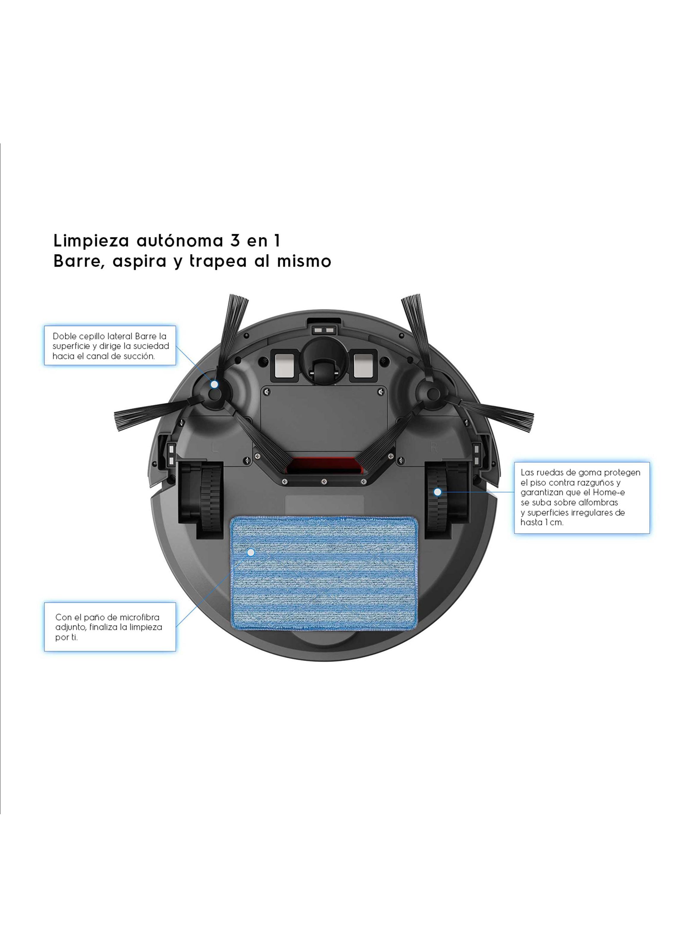 Aspiradora Robot ePower 3 en 1 ERB30 Gris-2