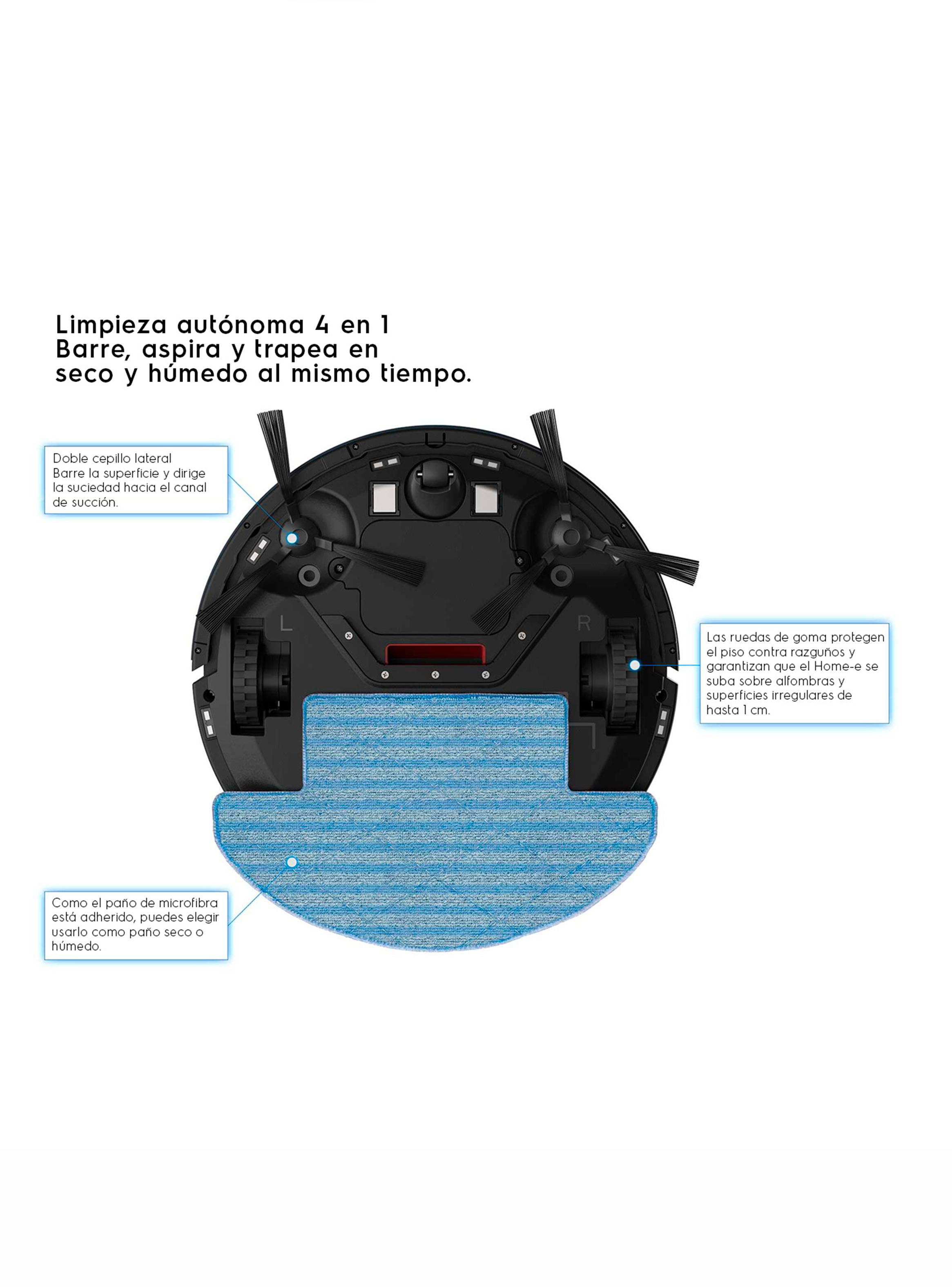 Aspiradora Robot eUltra 4 en 1 ERB40 Azul-5