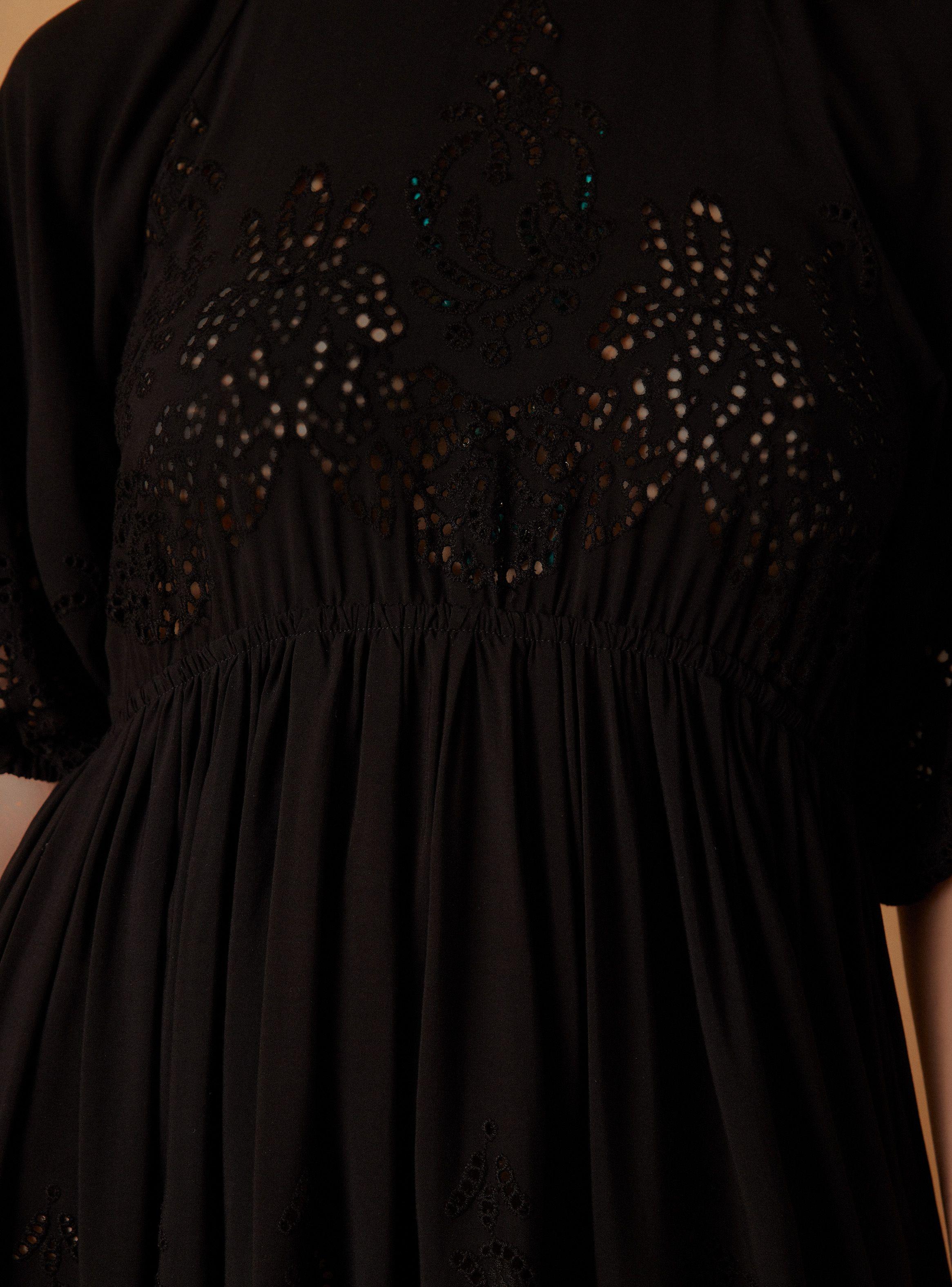 Vestido con Mangas Aglobadas-3