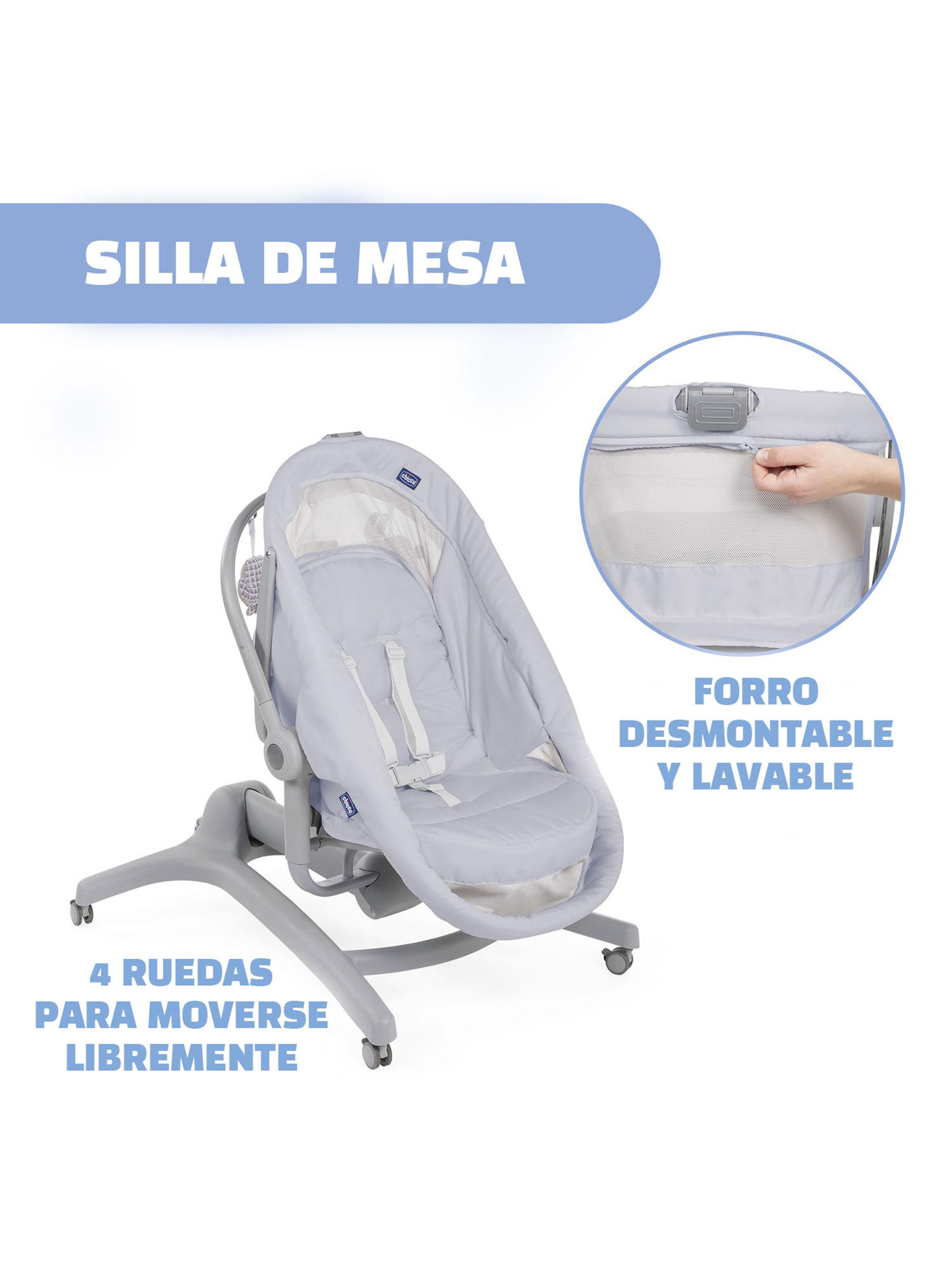 Moisés con Pedestal Baby Hug 4 en 1 Dark Grey-1