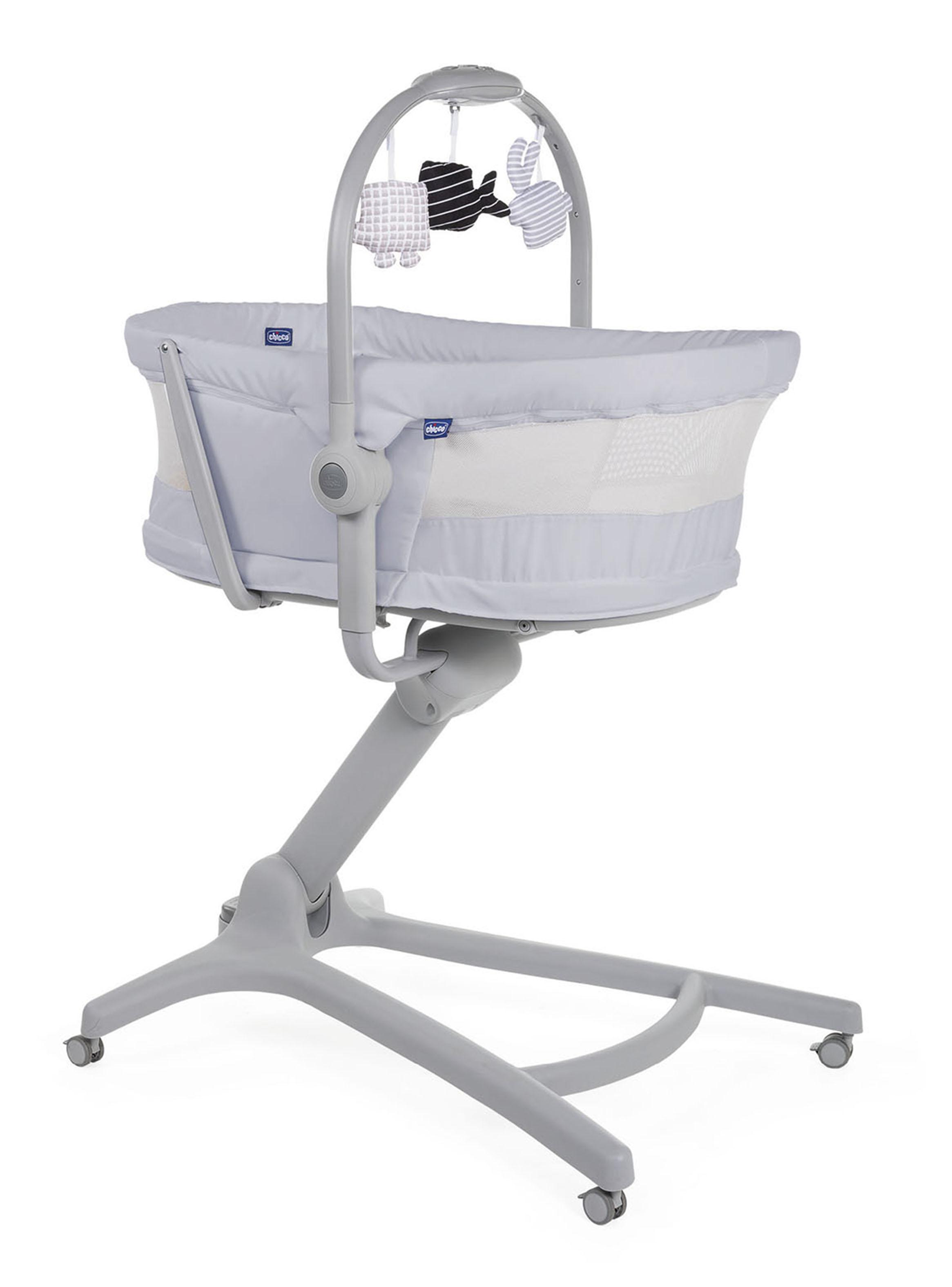 Moisés con Pedestal Baby Hug 4 en 1 Dark Grey-0