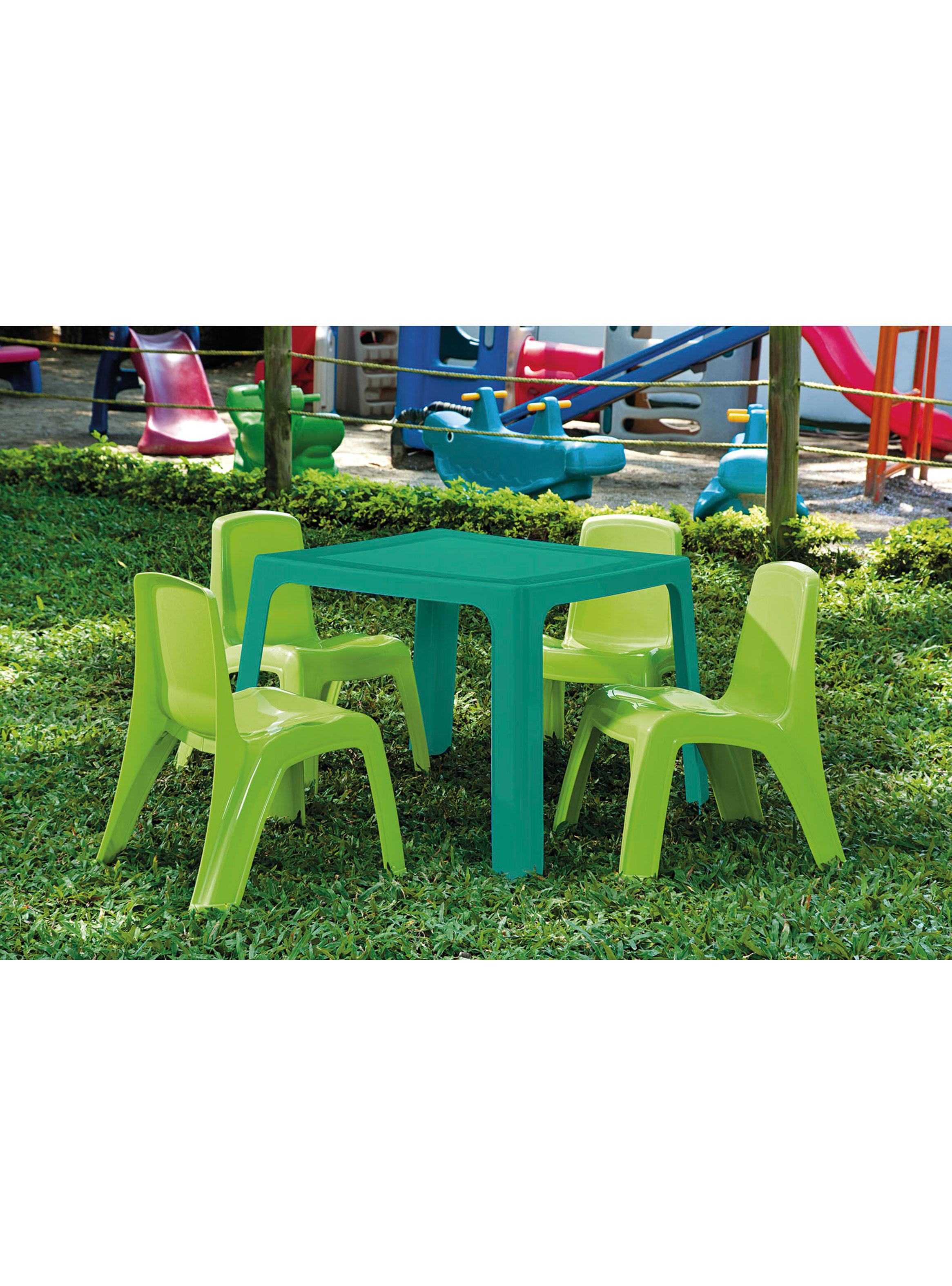 Mesa Infantil Rimax Verde-3