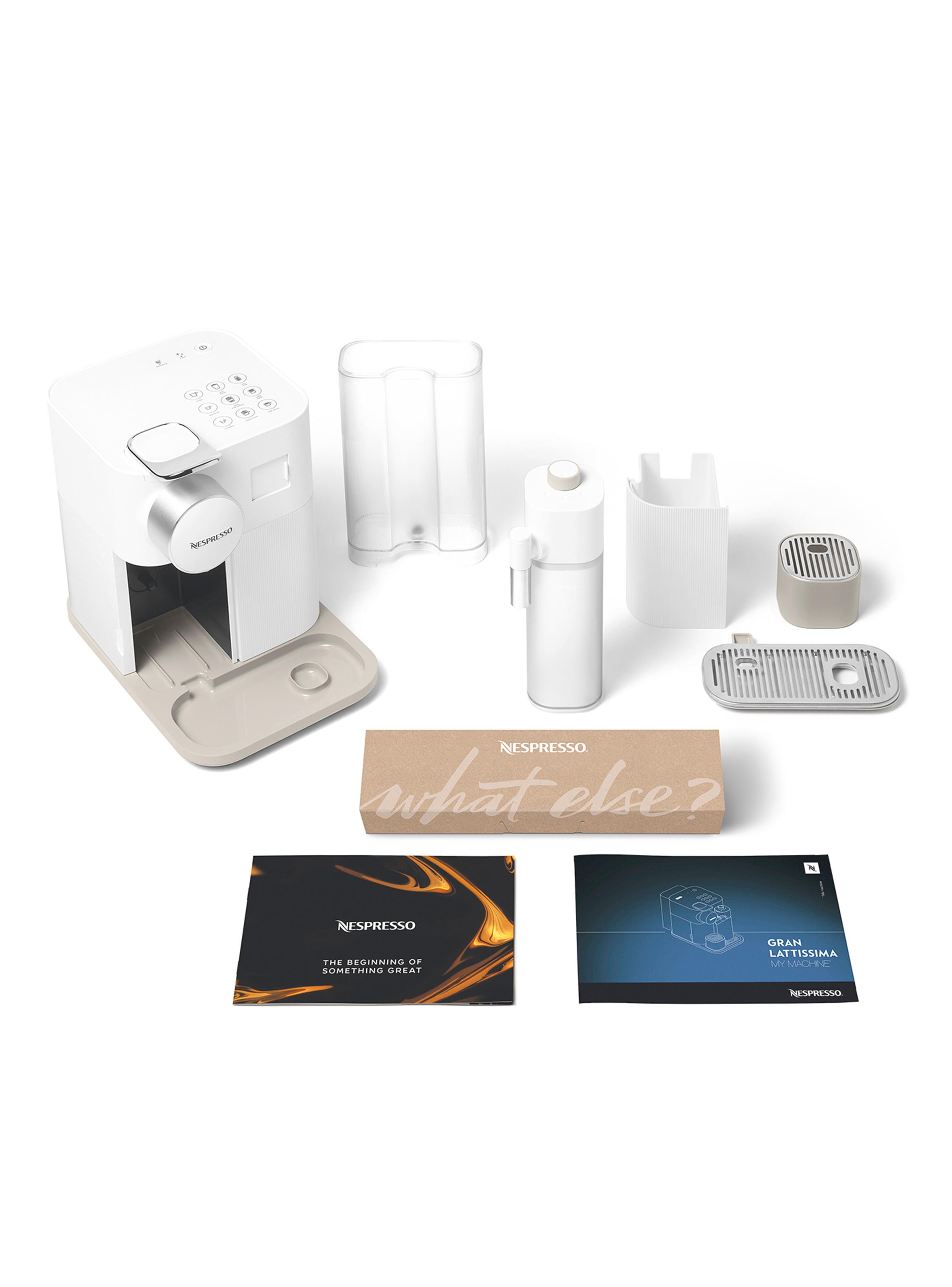 Cafetera de Cápsulas Gran Lattissima Blanca-5