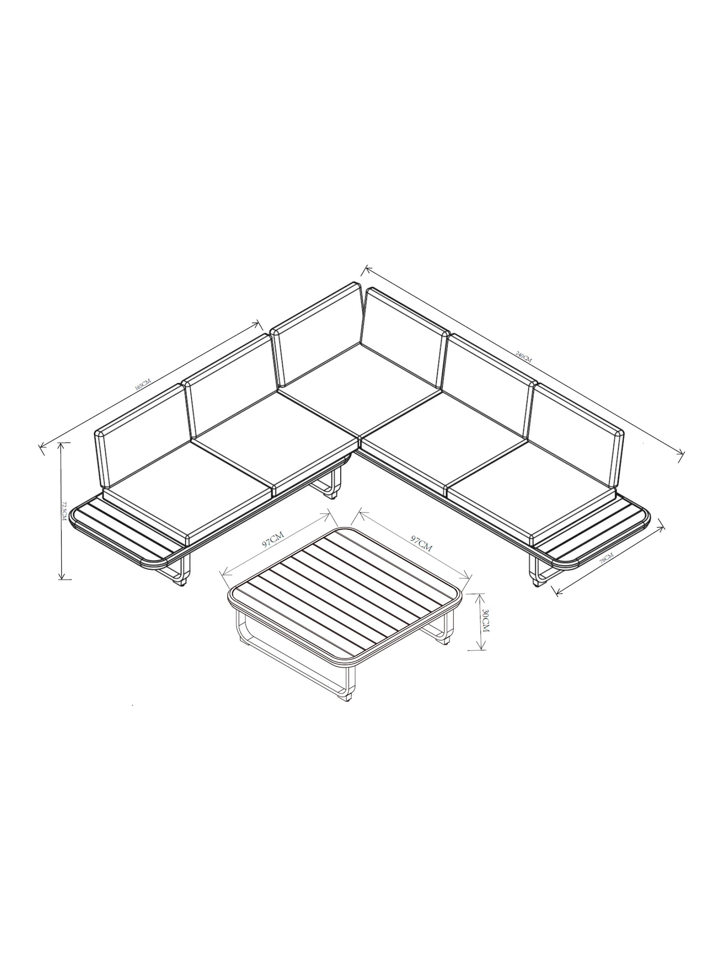 Juego de Living Terraza Australia-2