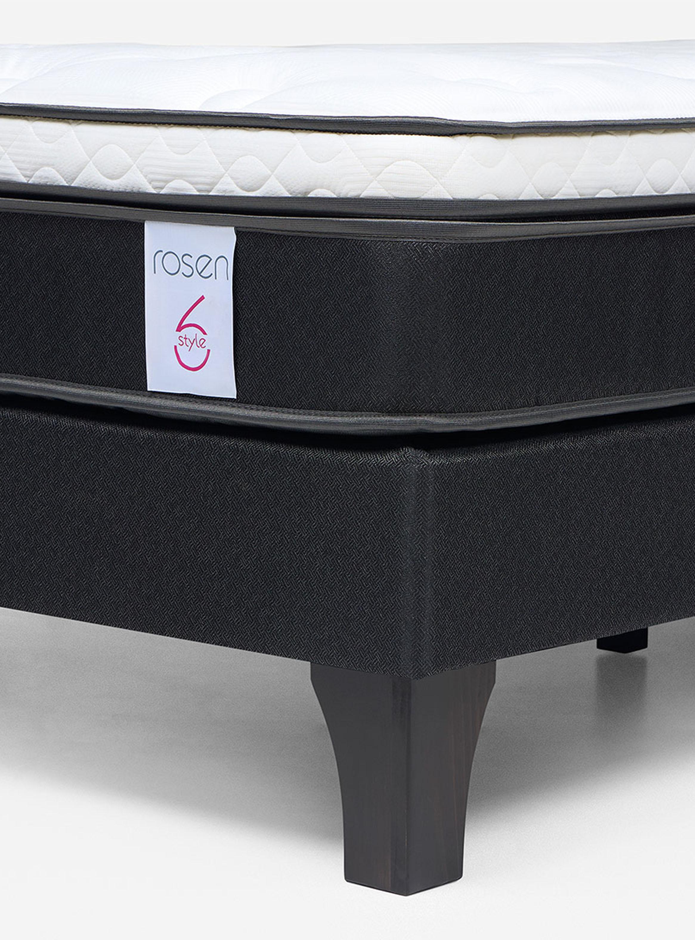 Cama Europea New Style 6 1.5 Plazas Base Normal + Respaldo-3