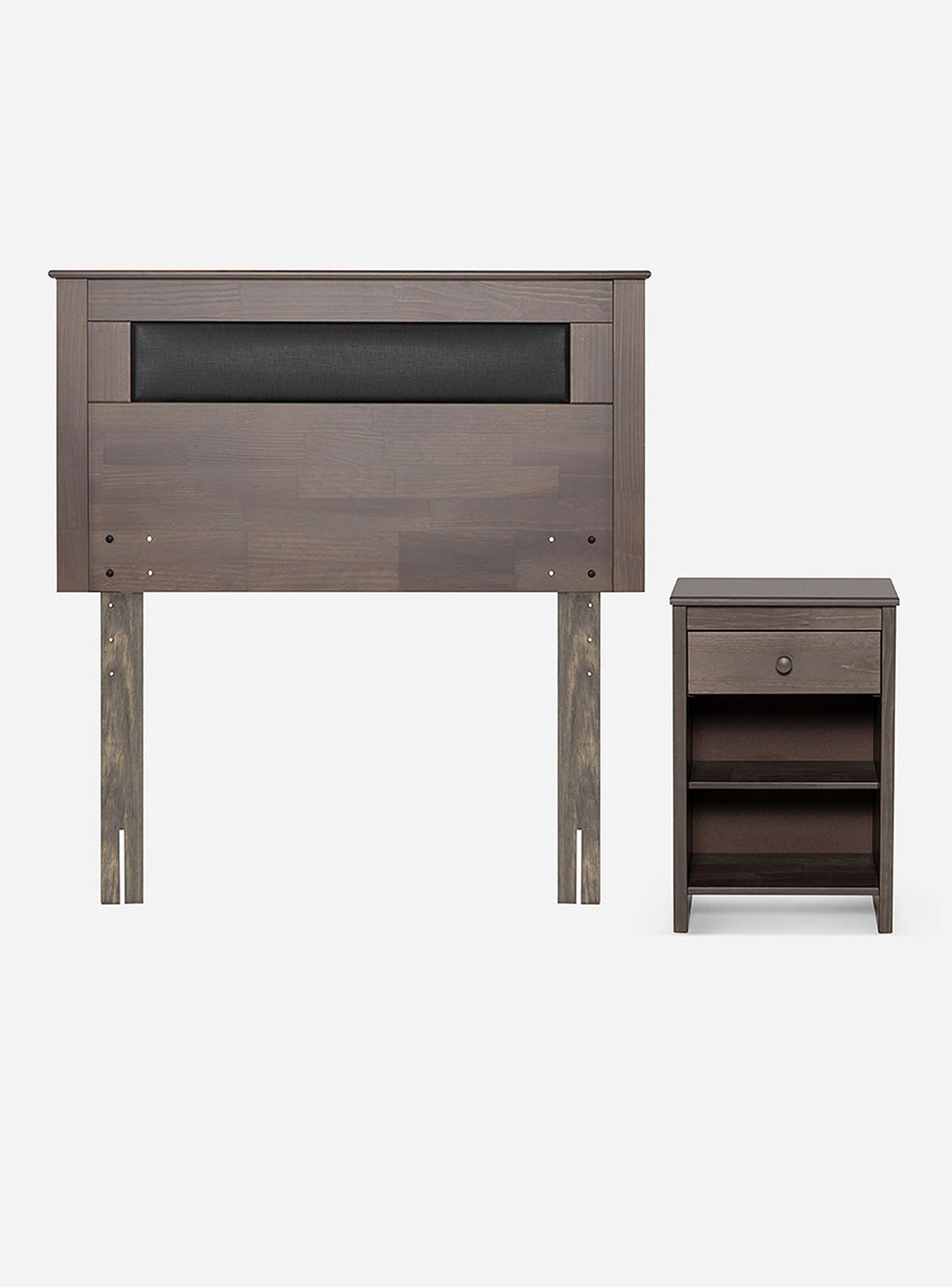 Cama Europea New Style 4 Plus 1 Plaza + Muebles-2