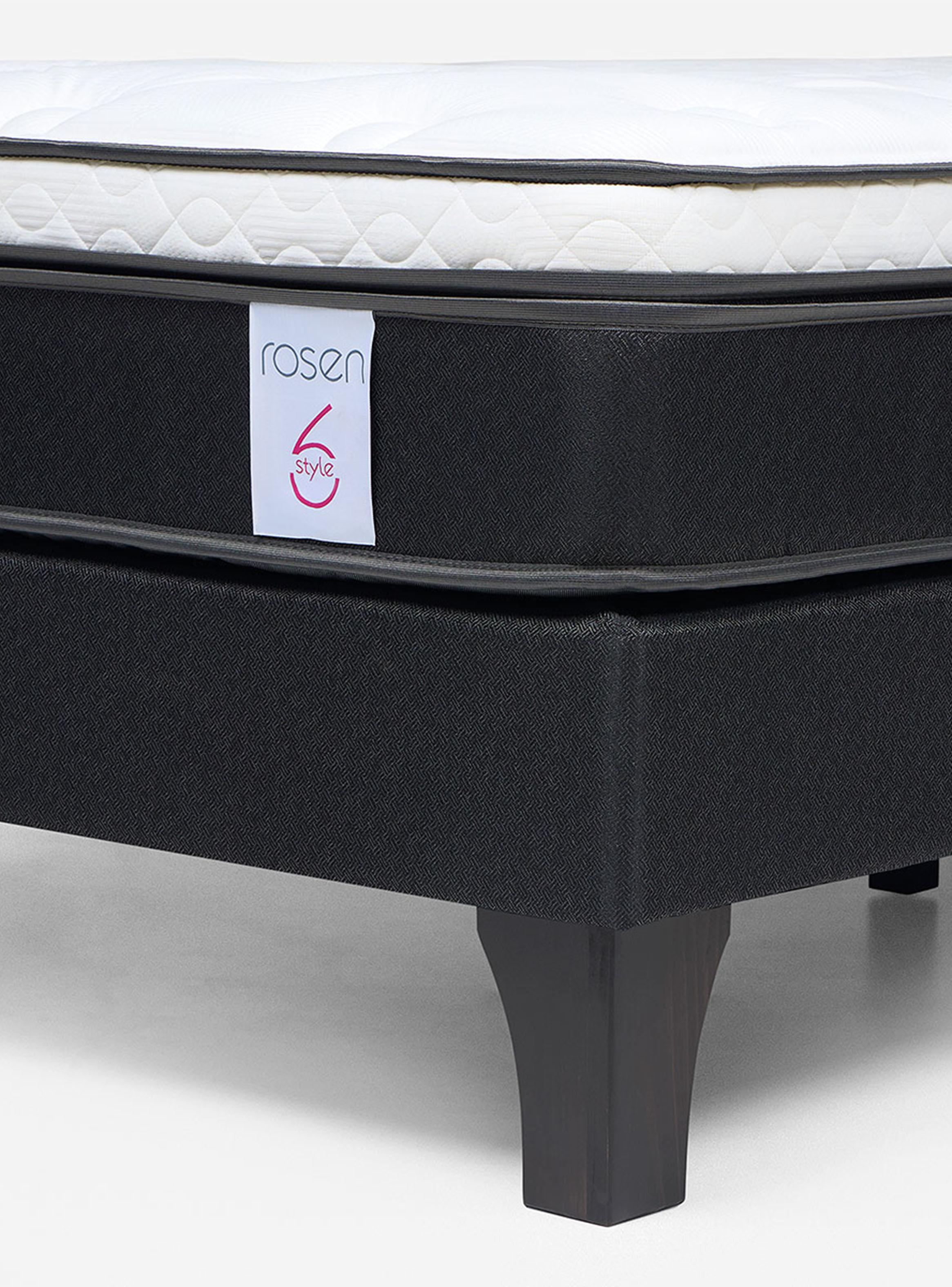 Cama Europea New Style 6 1.5 Plazas + Respaldo Claro-3