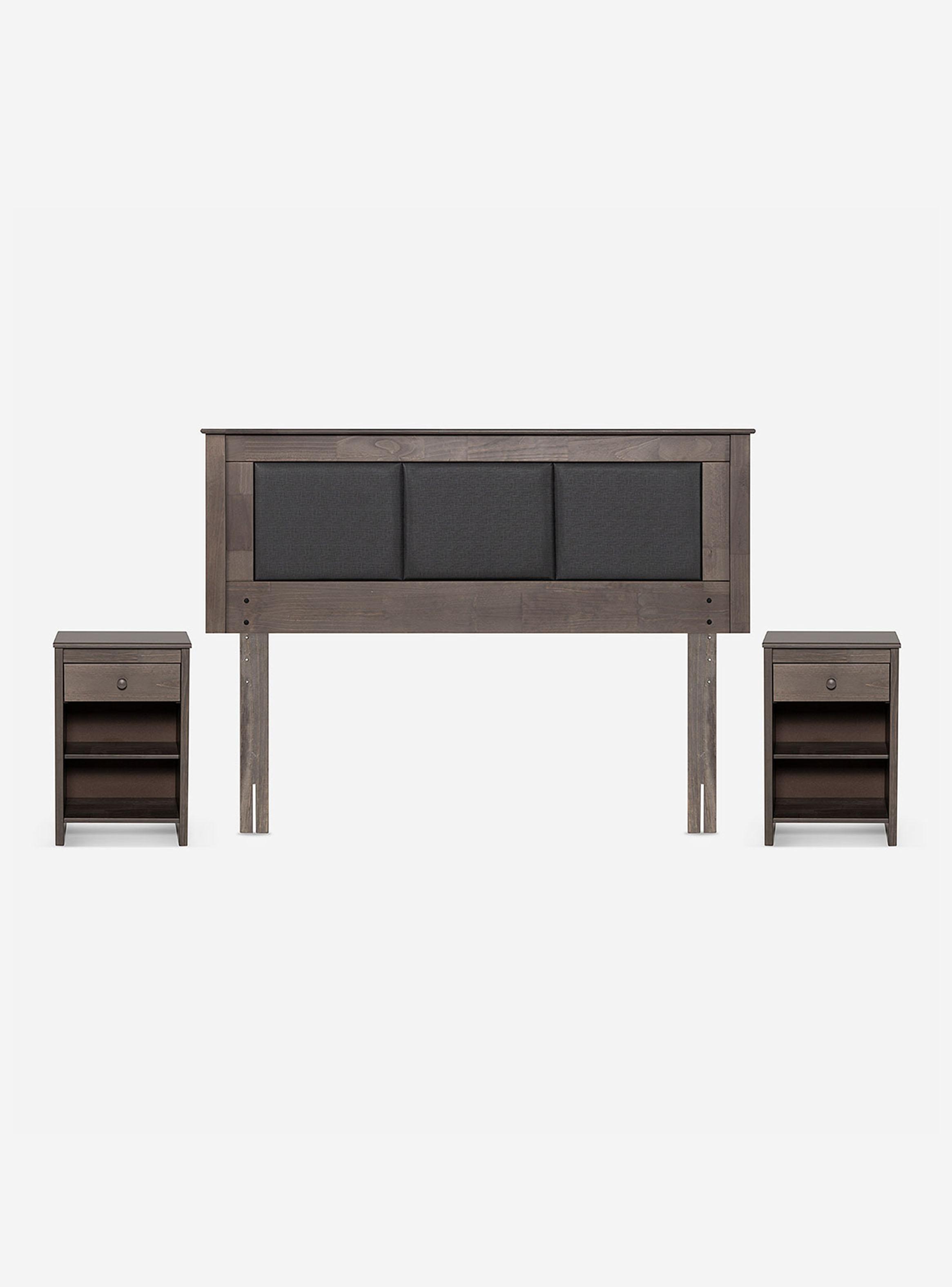 Cama Europea New style 4 plus 2 Plazas Base Dividida + Set de Muebles-2