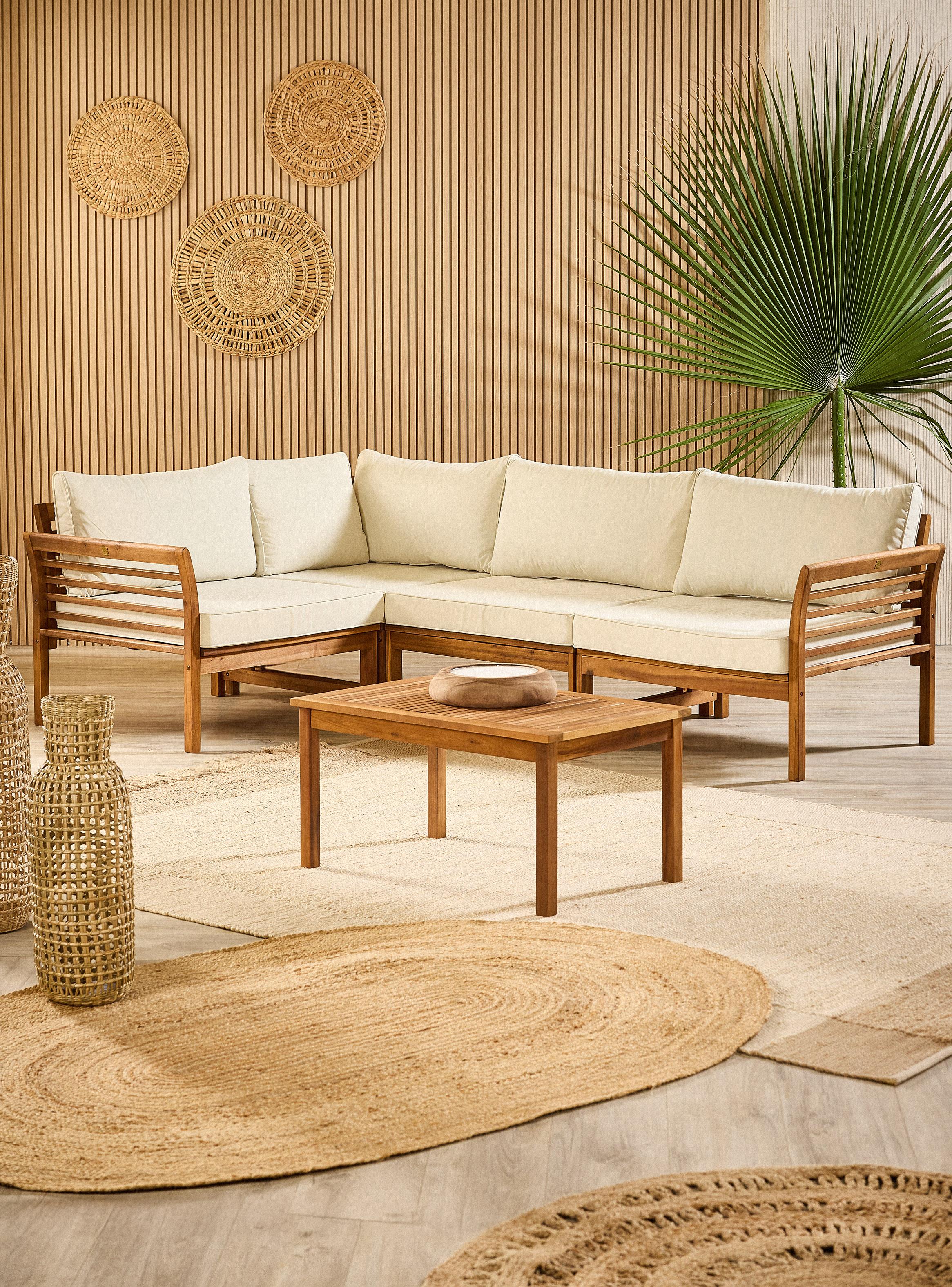 Juego de Living Terraza Pecan Esquinero-0