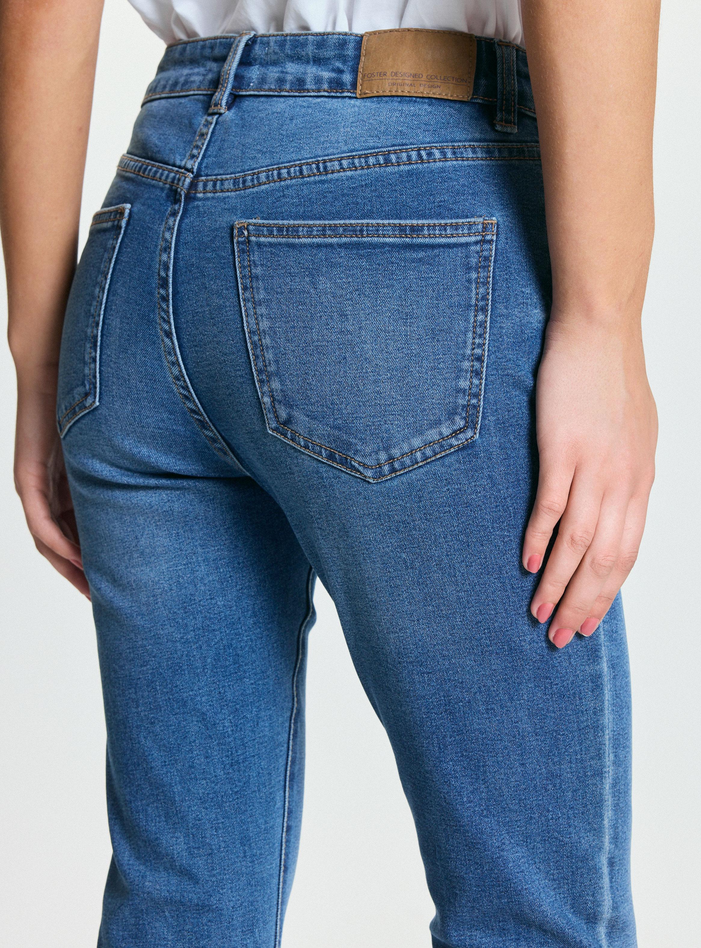 Jeans Básico 5 Bolsillos Skinny Tiro Alto-3