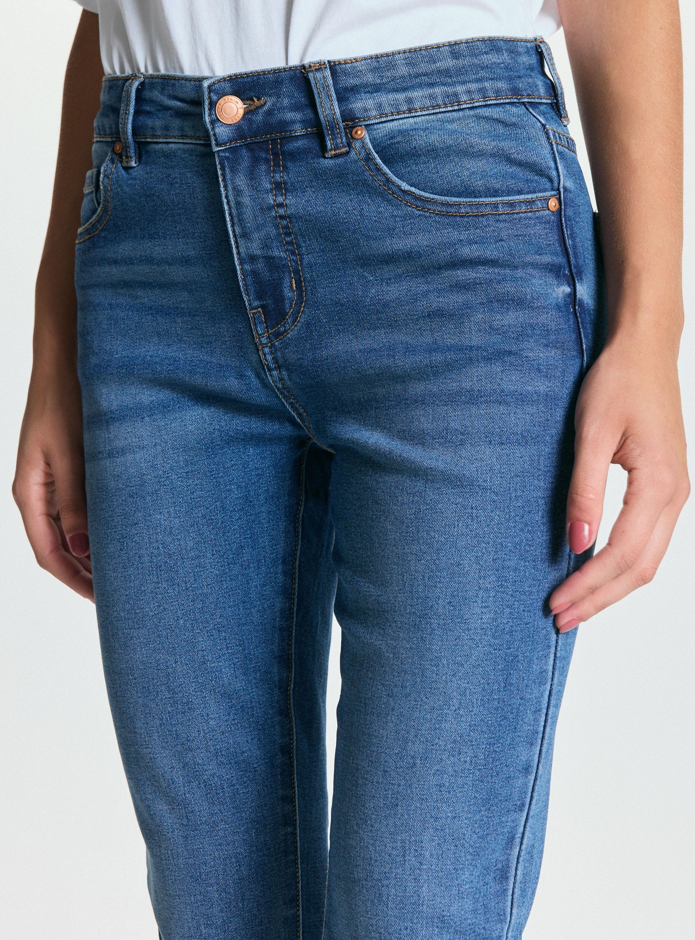 Jeans Básico 5 Bolsillos Skinny Tiro Alto-2