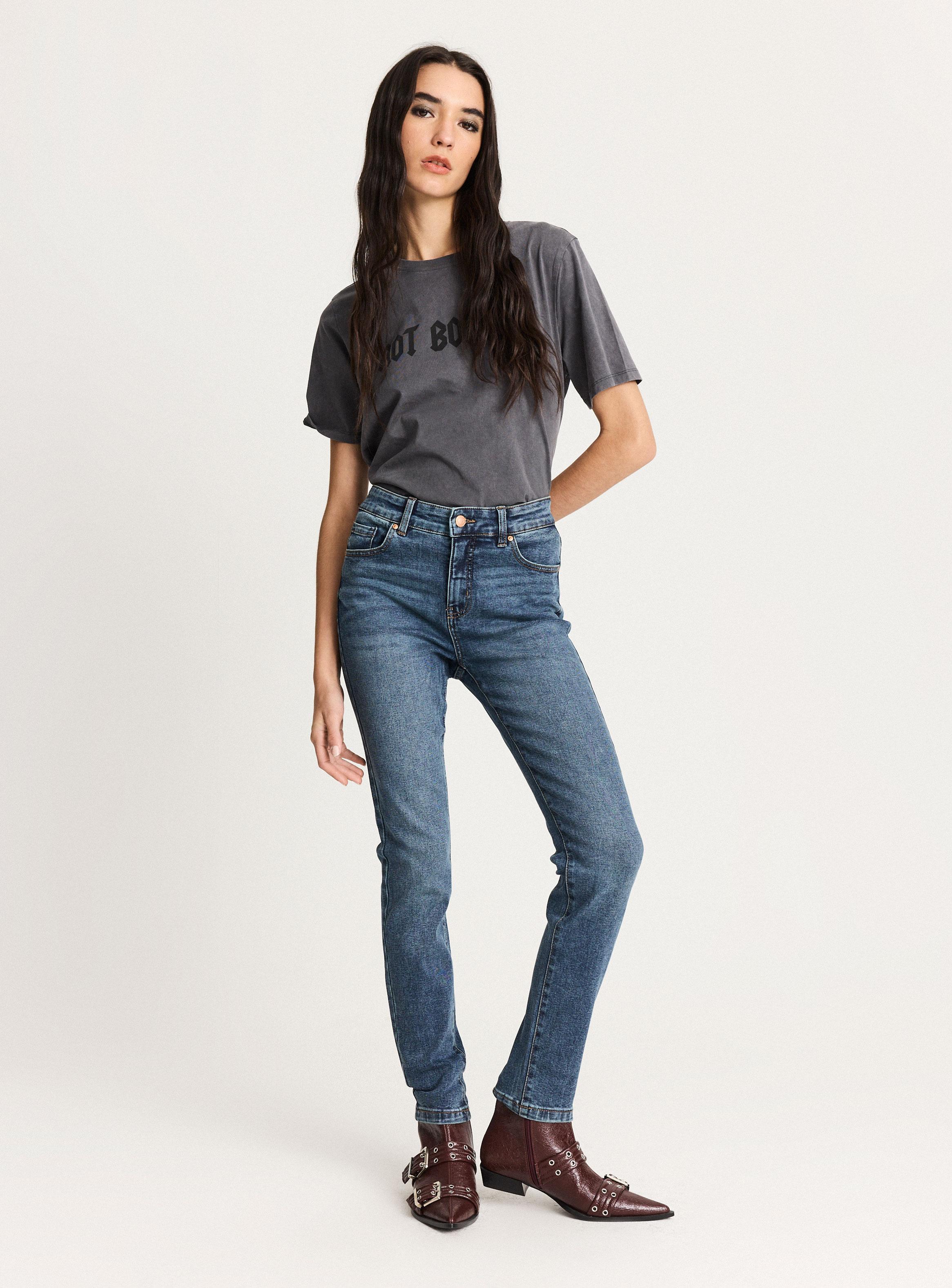 Jeans Básico 5 Bolsillos Skinny Tiro Alto-4