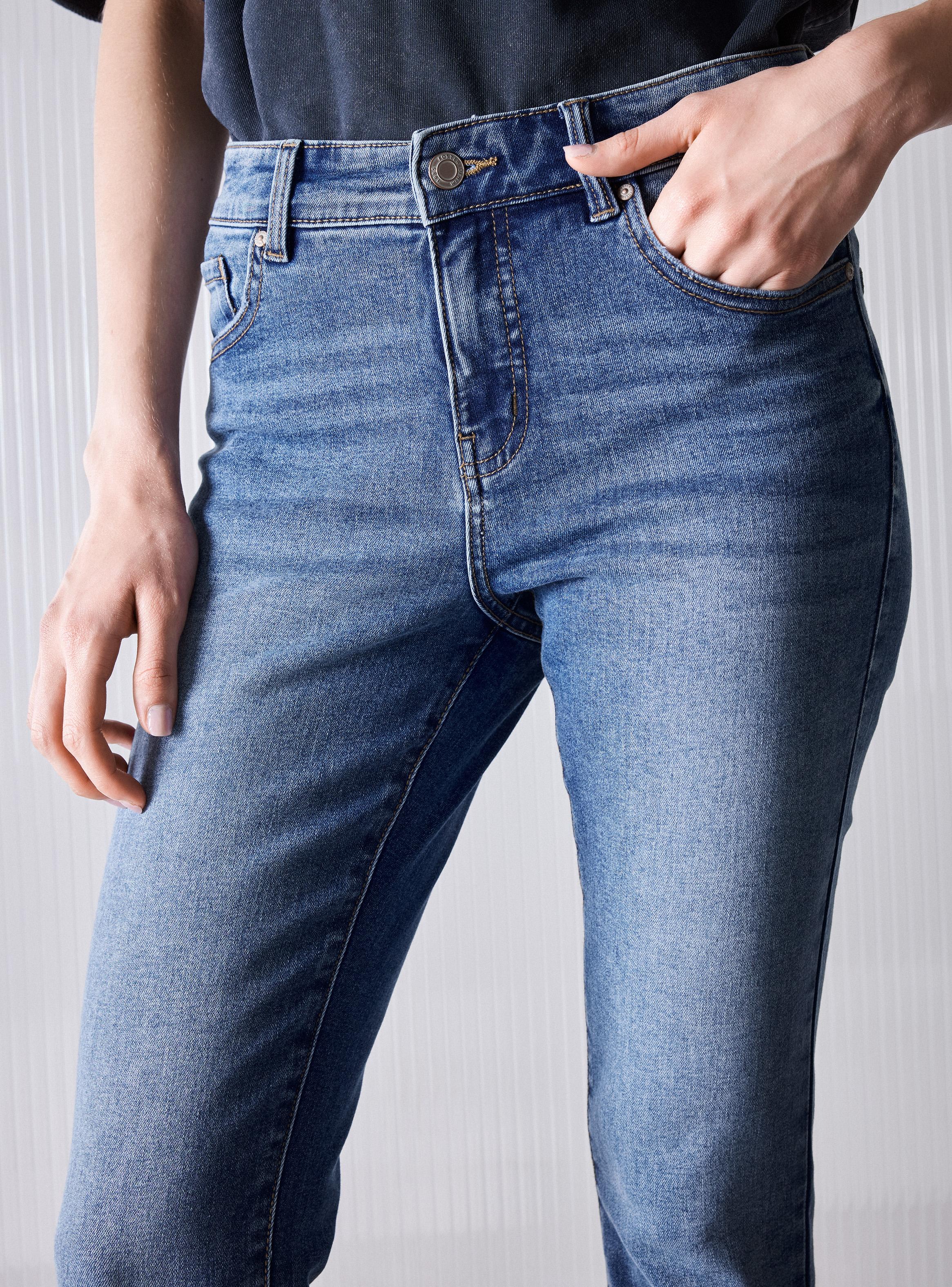 Jeans Básico 5 Bolsillos Lavado Medio-2