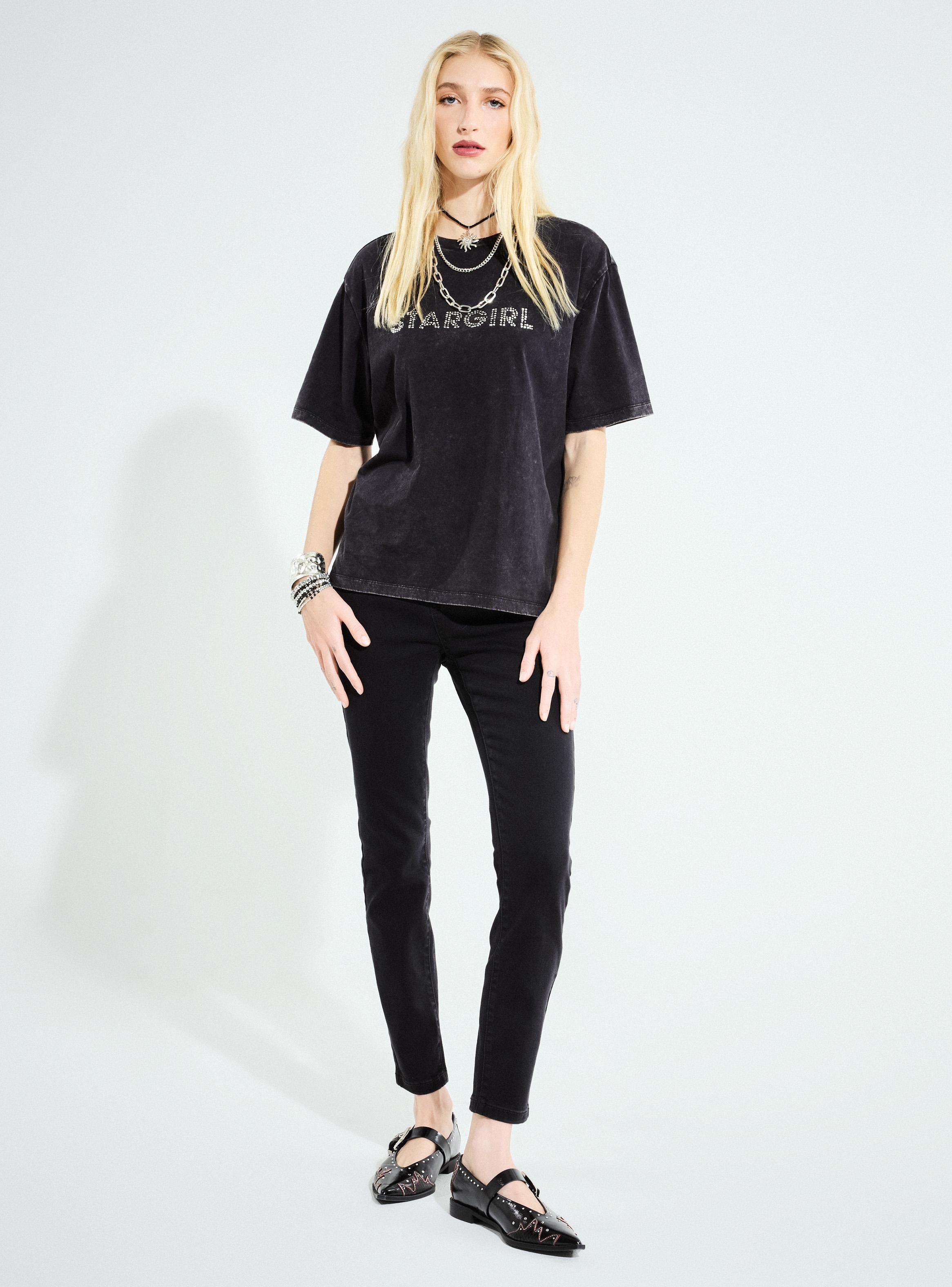 Jeans Básico 5 Bolsillos Skinny Fit Leg Tiro Alto-4