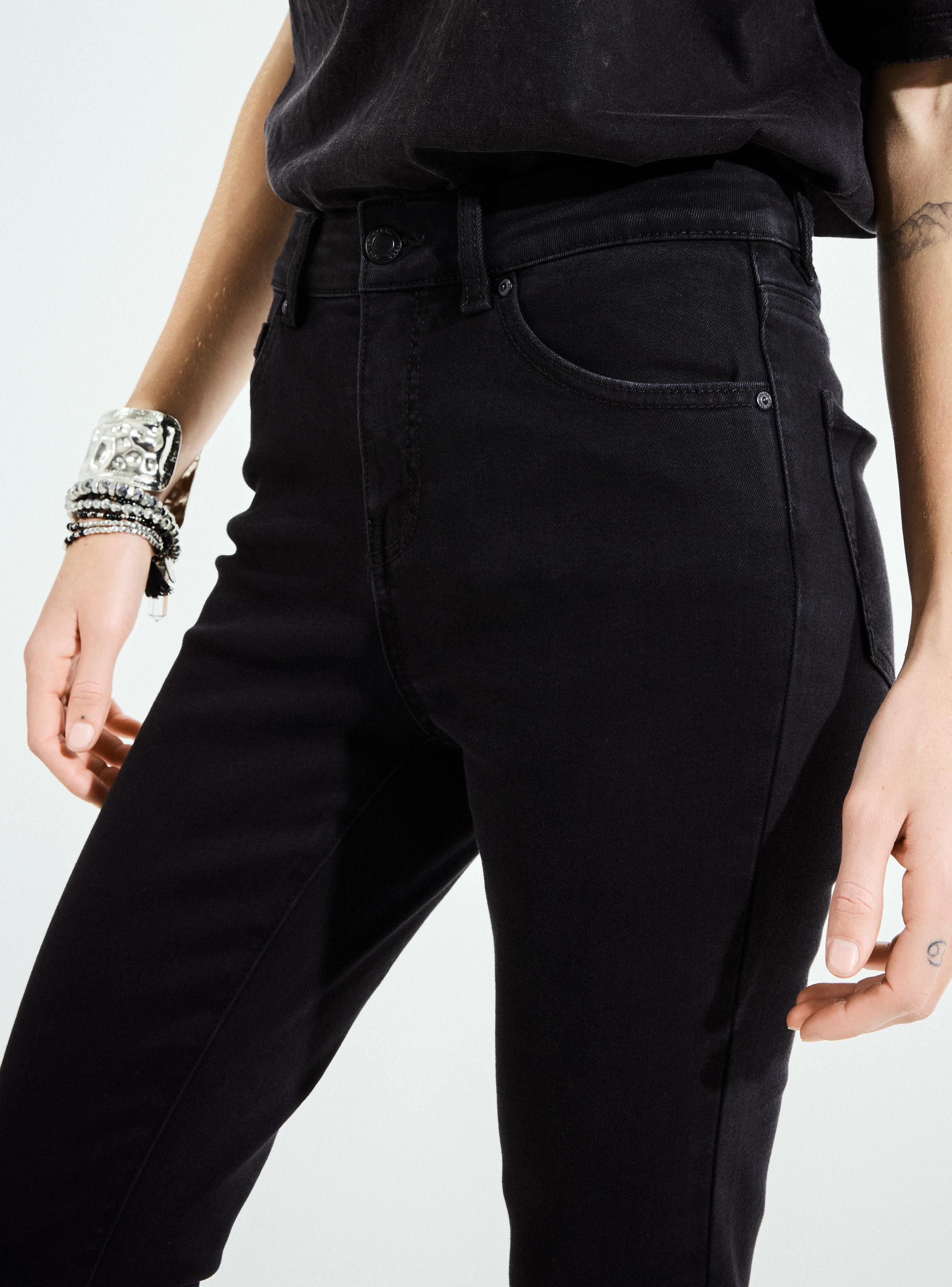 Jeans Básico 5 Bolsillos Skinny Fit Leg Tiro Alto-2