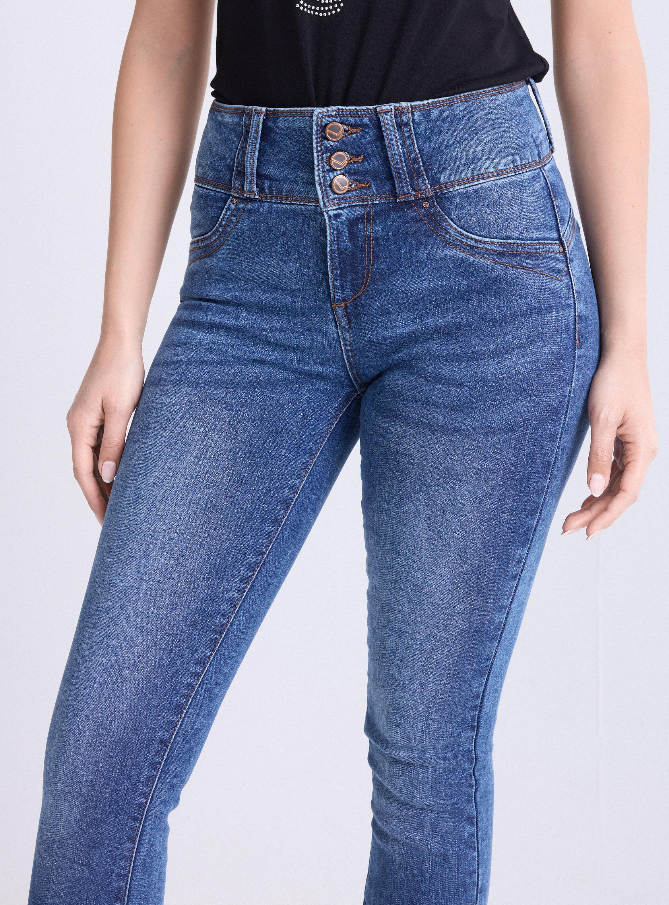Jeans Pretina Ancha 3 Botones-2