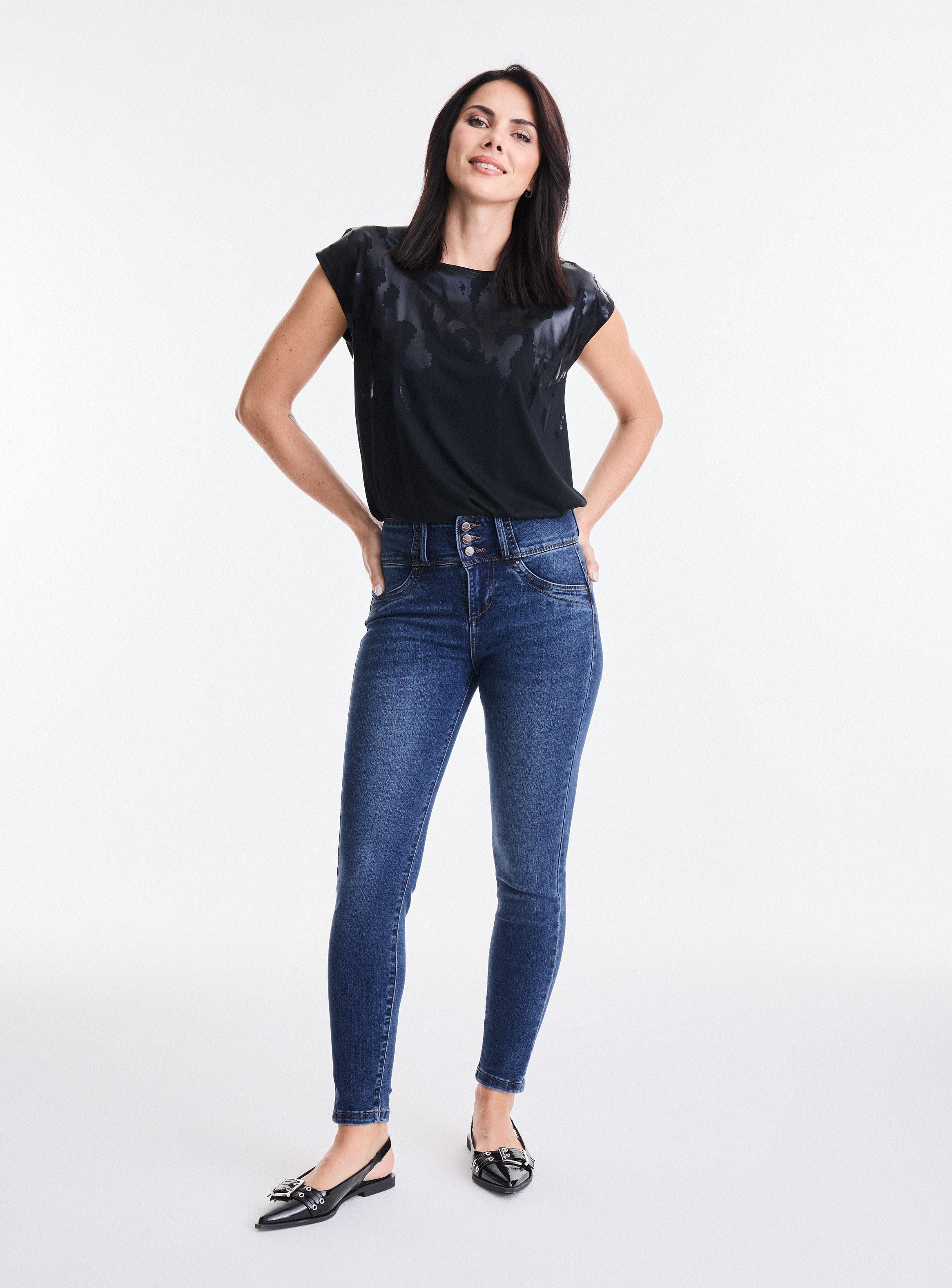 Jeans Pretina Ancha 3 Botones-4