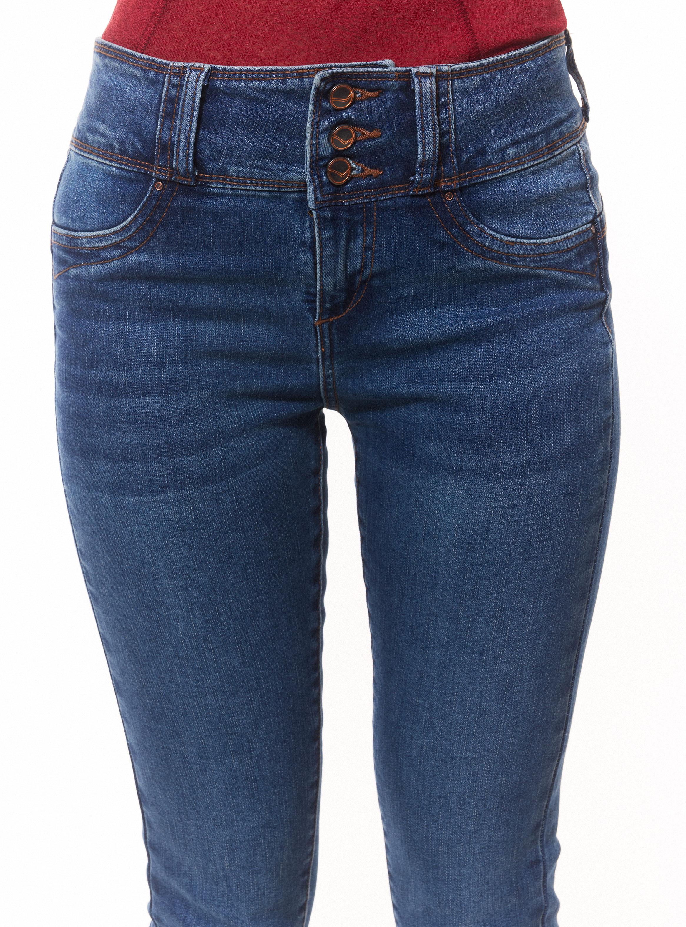Jeans Pretina Ancha 3 Botones-2