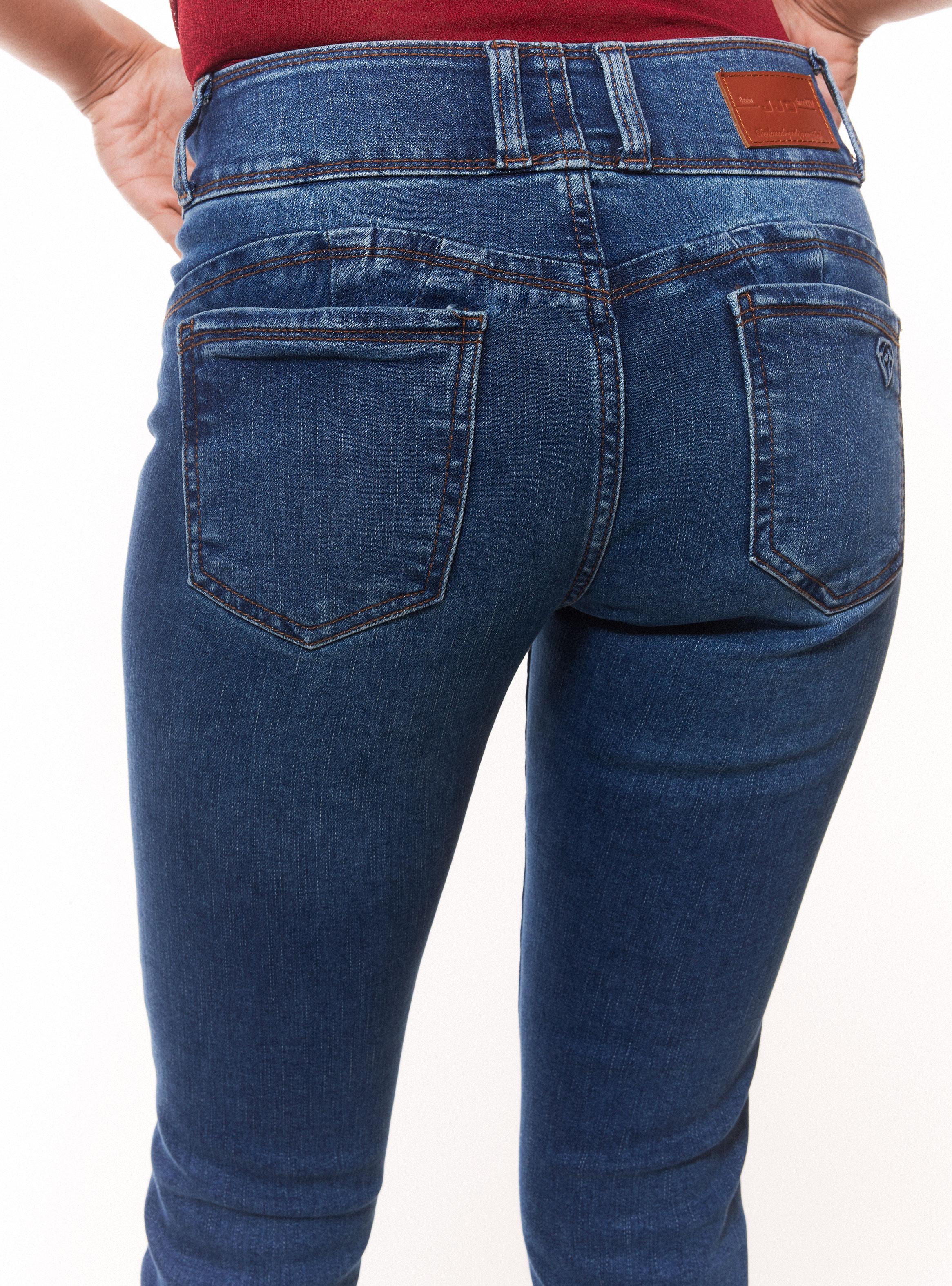 Jeans Pretina Ancha 3 Botones-3