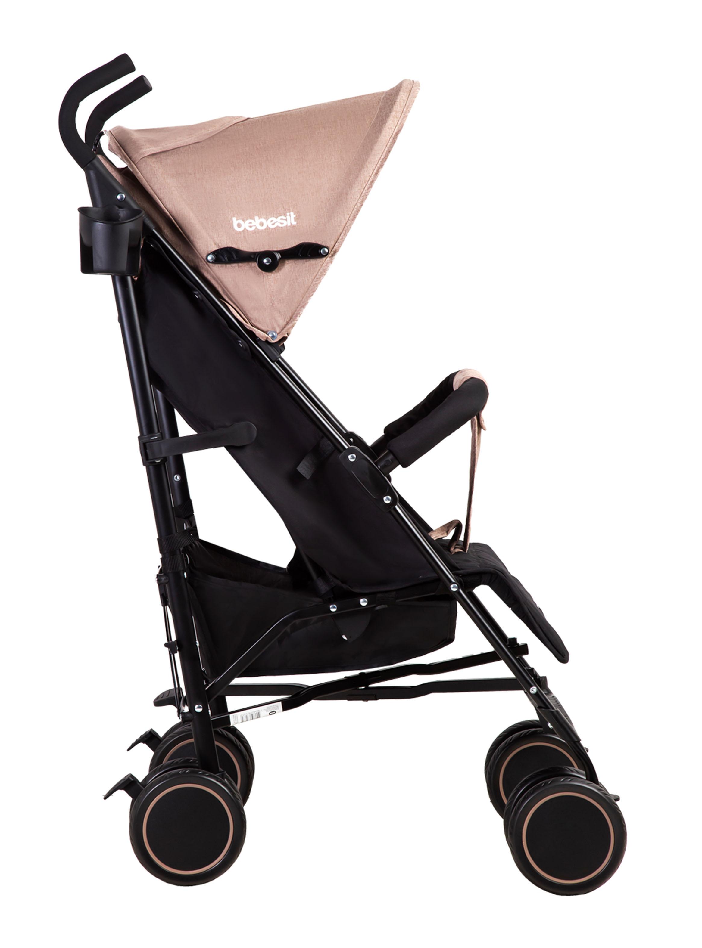 Coche Paragua Kronos Rosado Bebesit-3